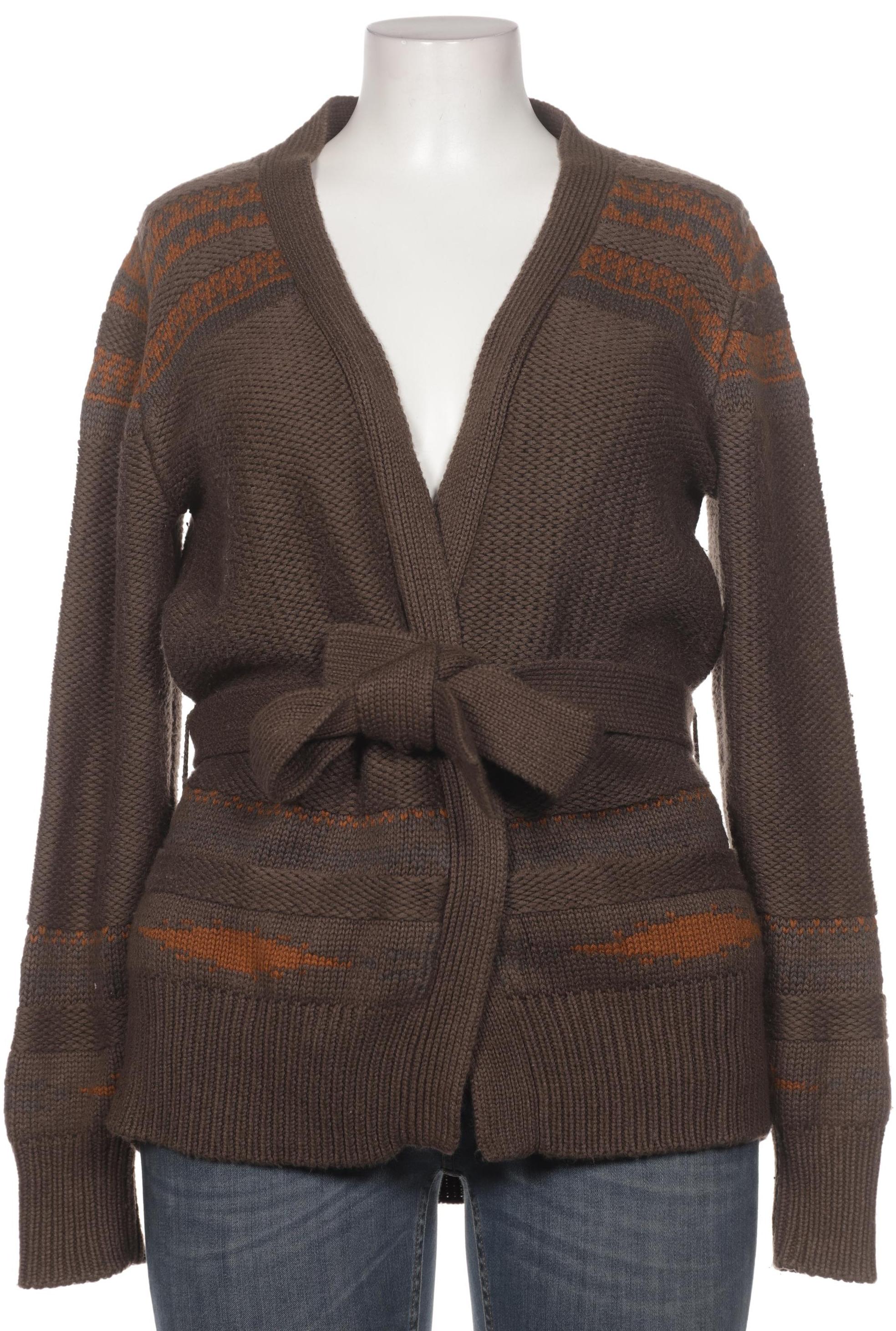 

sessun Damen Strickjacke, braun, Gr. 42