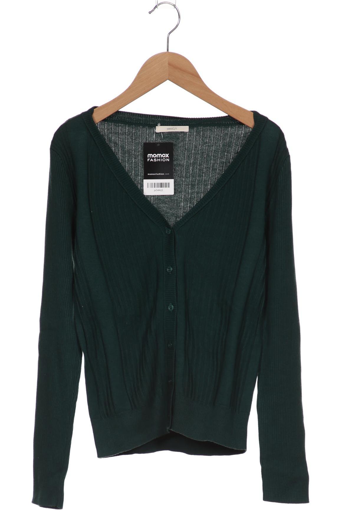 

sessun Damen Strickjacke, grün