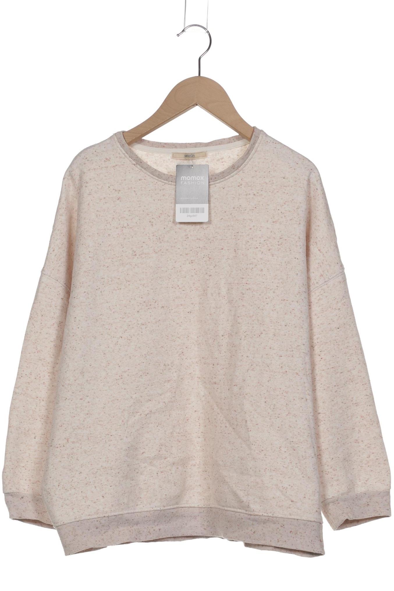 

sessun Damen Sweatshirt, beige, Gr. 36