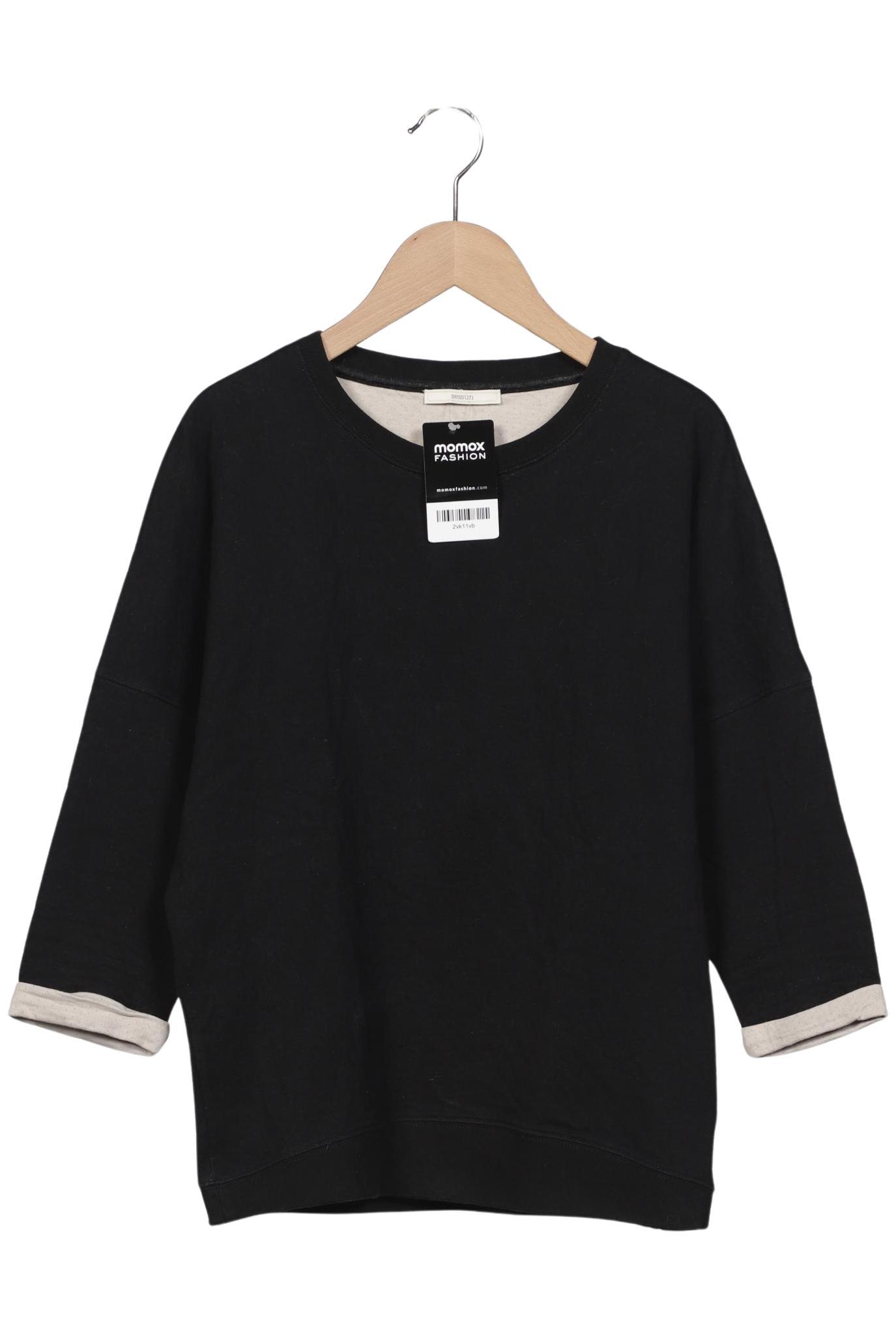 

sessun Damen Sweatshirt, schwarz, Gr. 38
