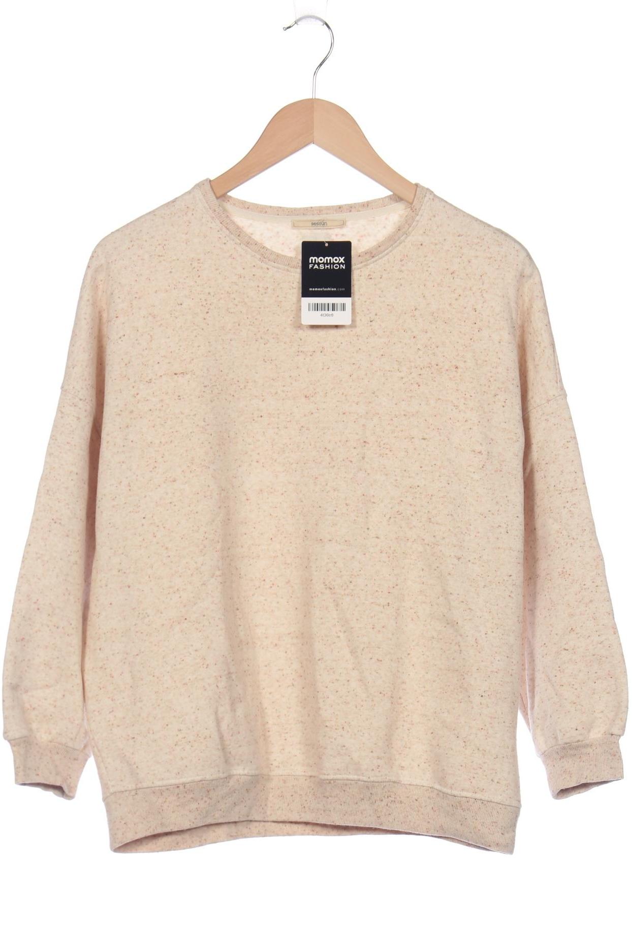 

sessun Damen Sweatshirt, cremeweiß, Gr. 34