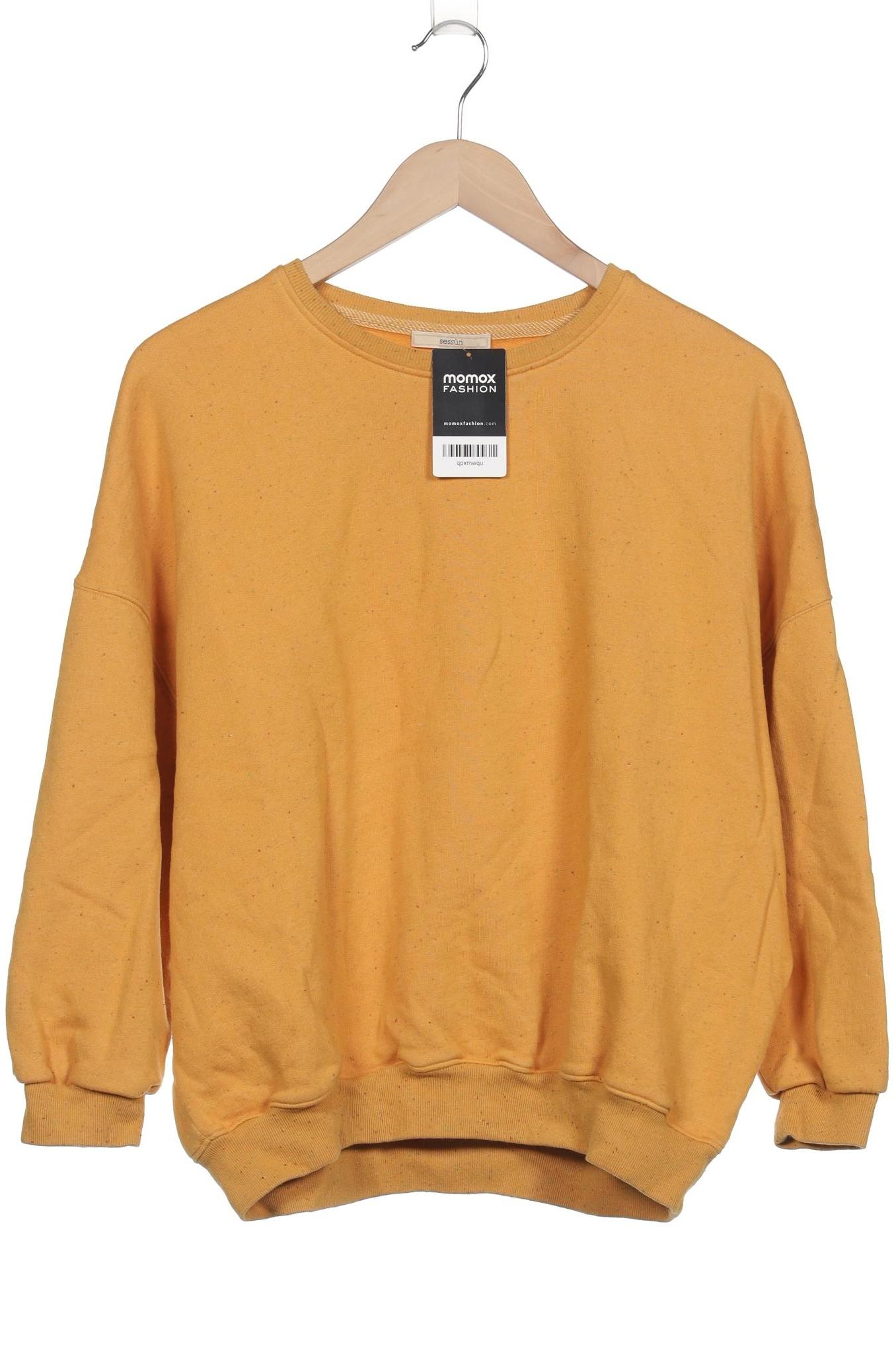 

sessun Damen Sweatshirt, orange, Gr. 34