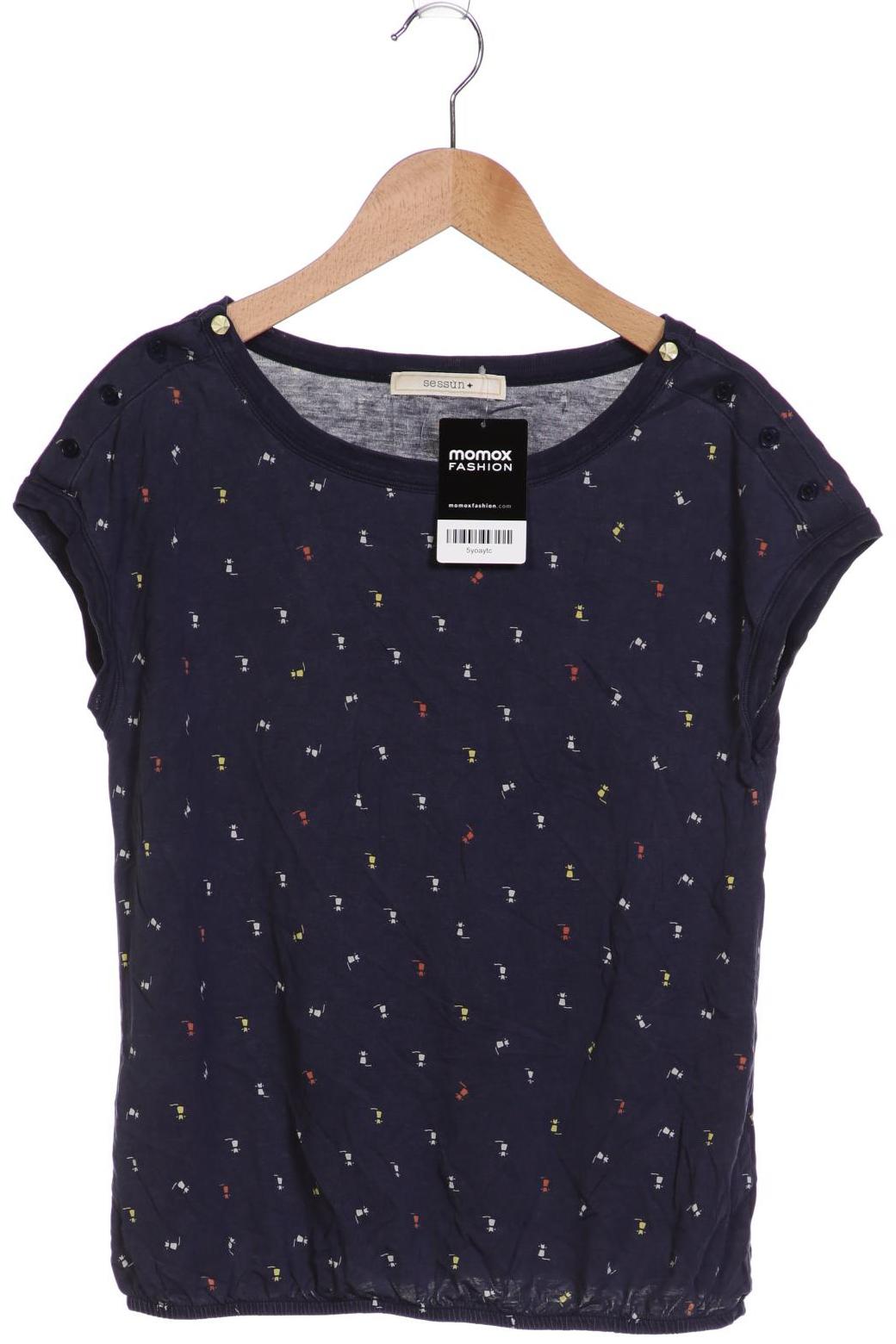 

sessun Damen T-Shirt, marineblau
