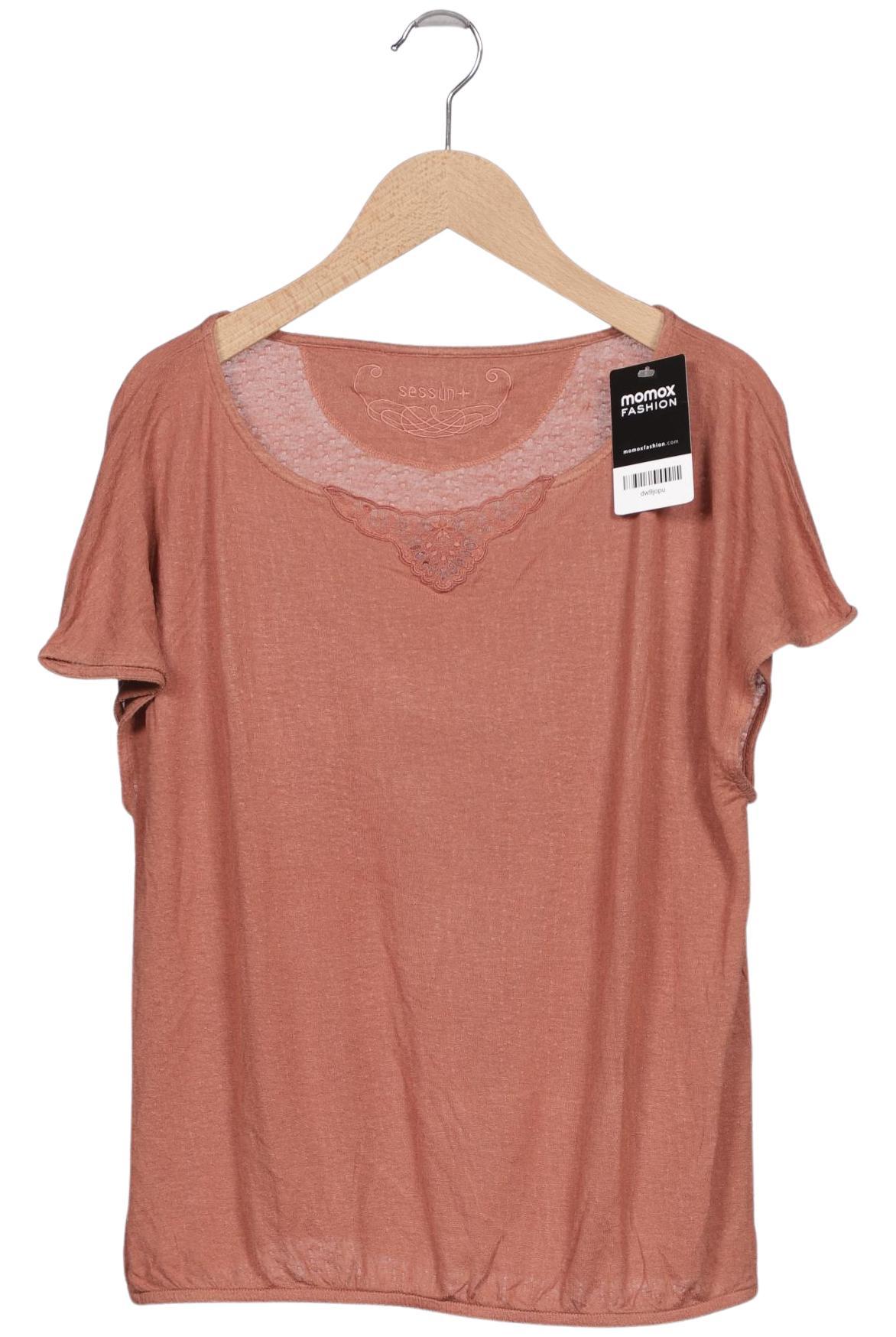 

sessun Damen T-Shirt, braun, Gr. 38