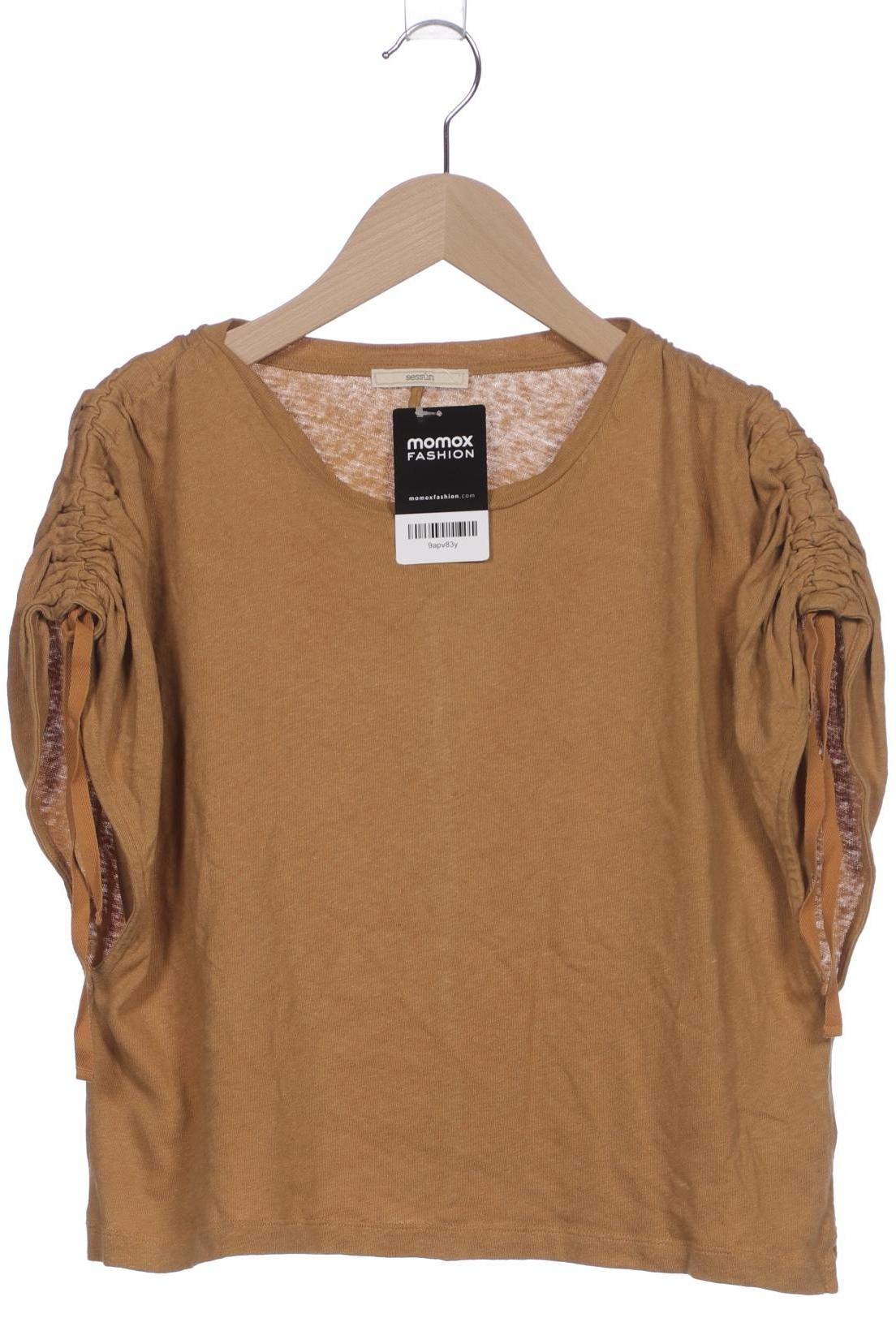

sessun Damen T-Shirt, beige, Gr. 34