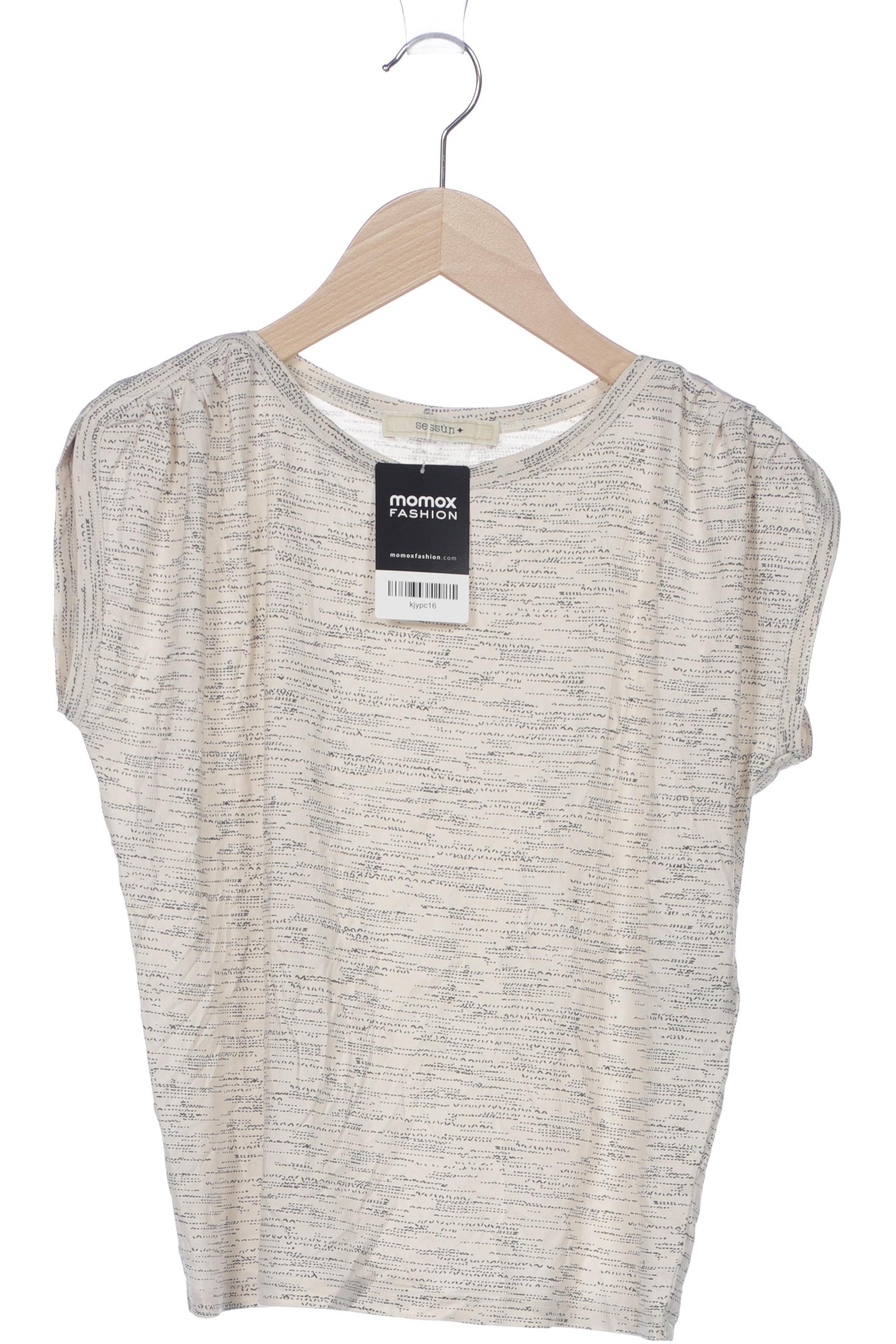 

sessun Damen T-Shirt, cremeweiß, Gr. 36