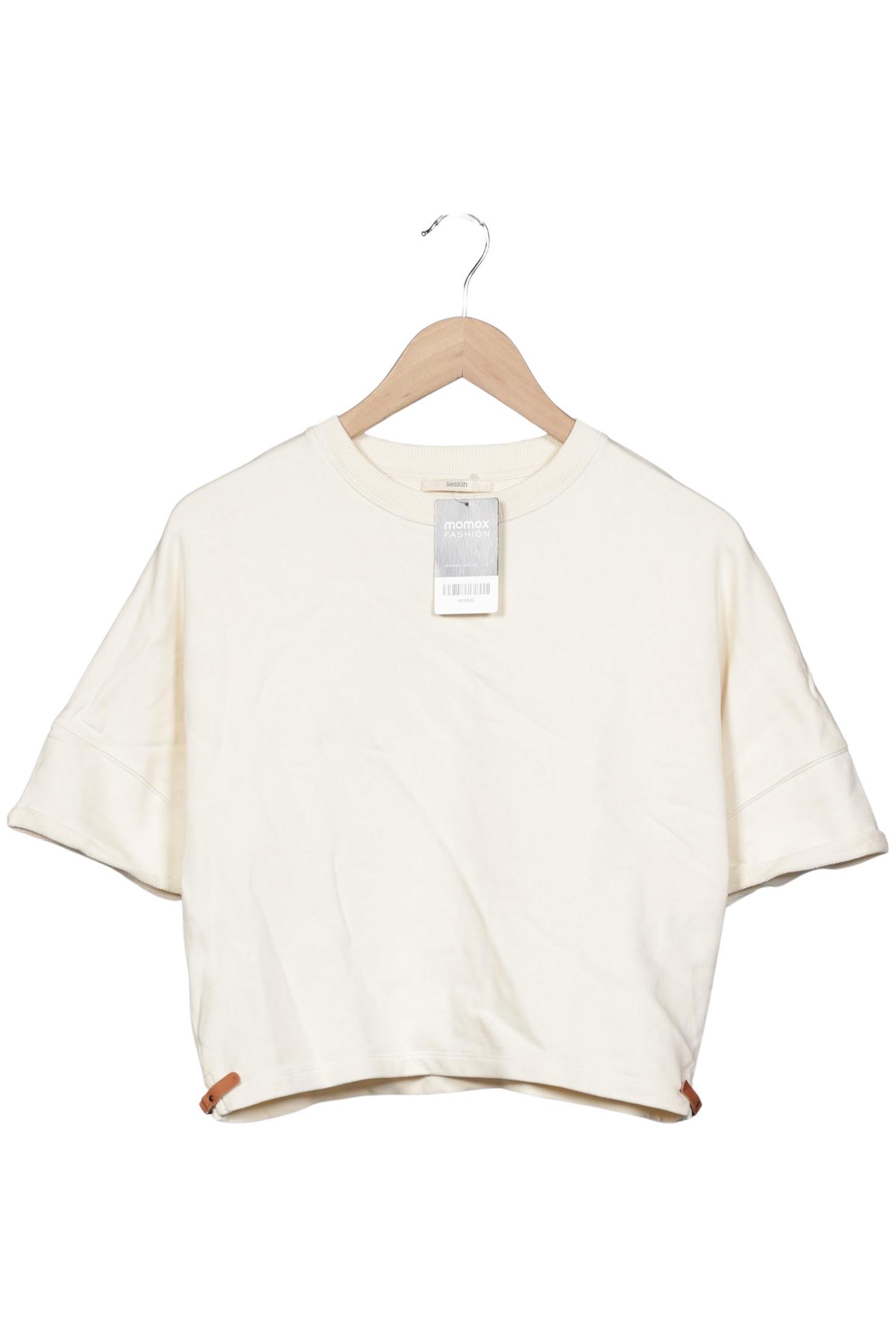 

sessun Damen T-Shirt, cremeweiß, Gr. 36