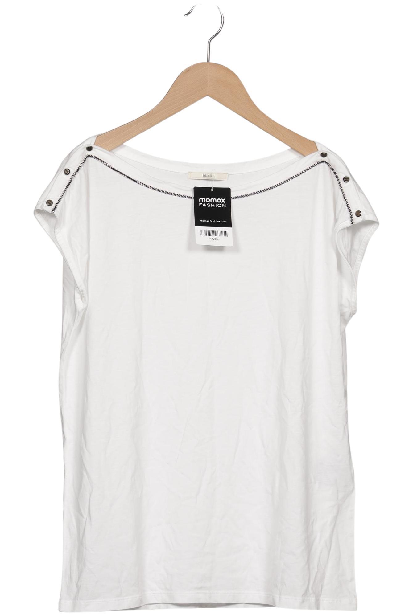 

sessun Damen T-Shirt, weiß, Gr. 42