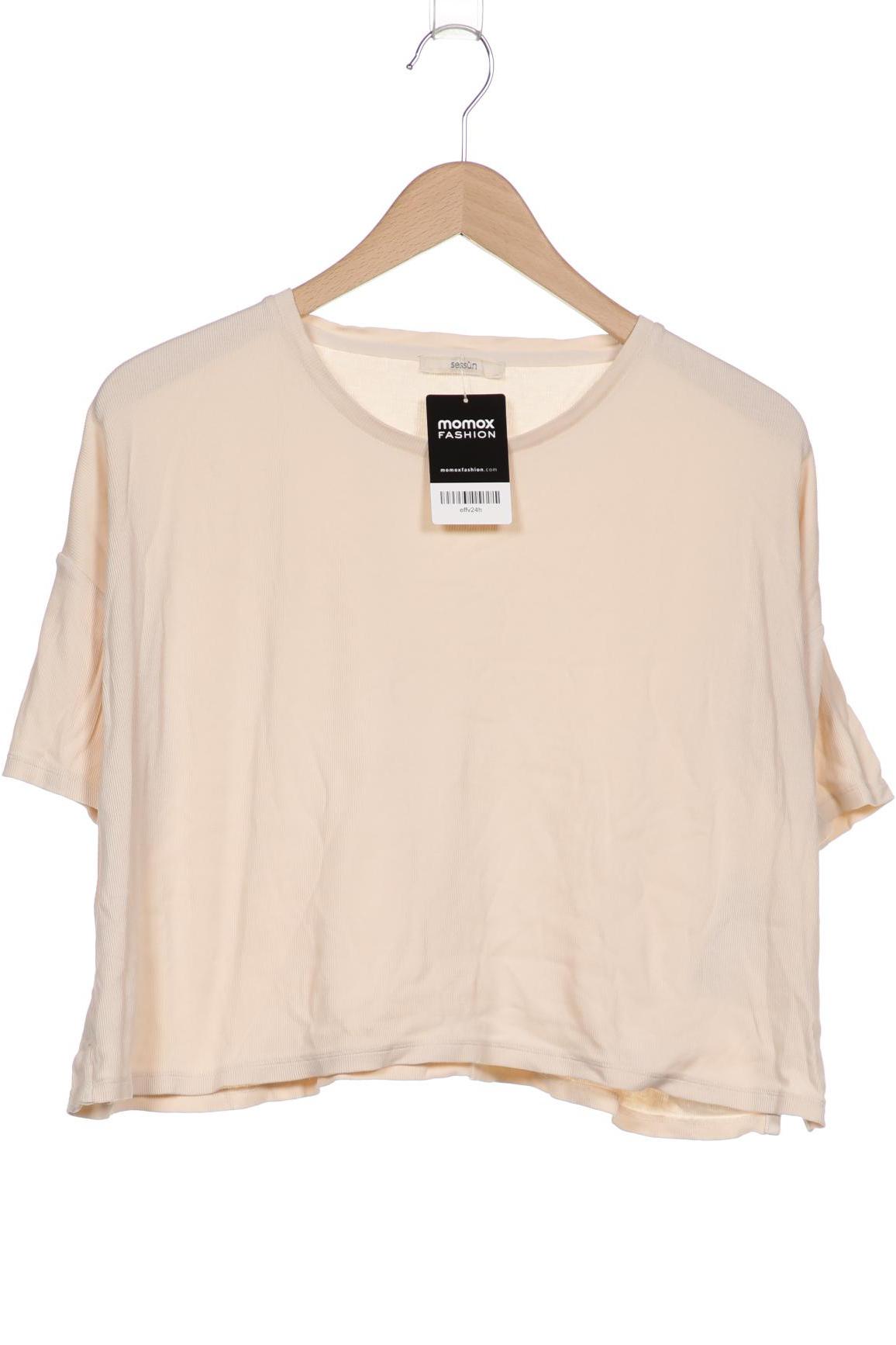 

sessun Damen T-Shirt, beige, Gr. 38