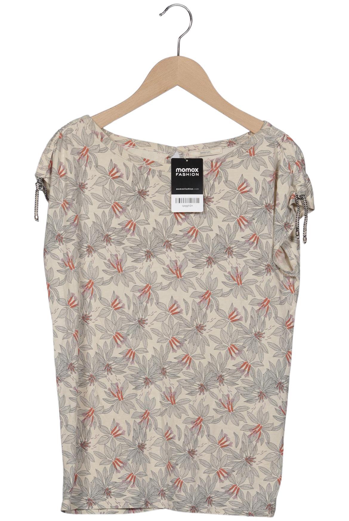 

sessun Damen T-Shirt, beige, Gr. 38