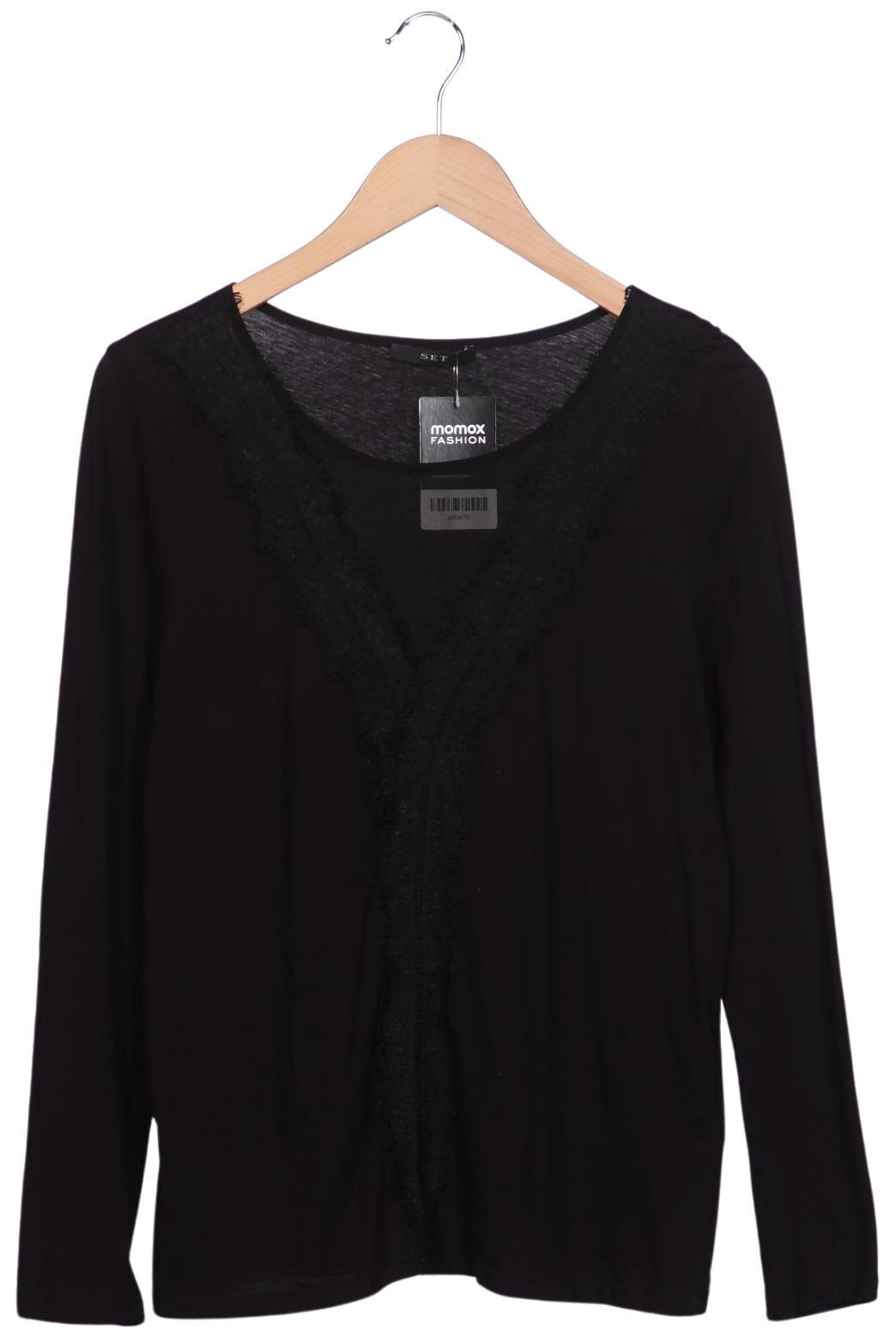 

Set Damen Langarmshirt, schwarz, Gr. 38