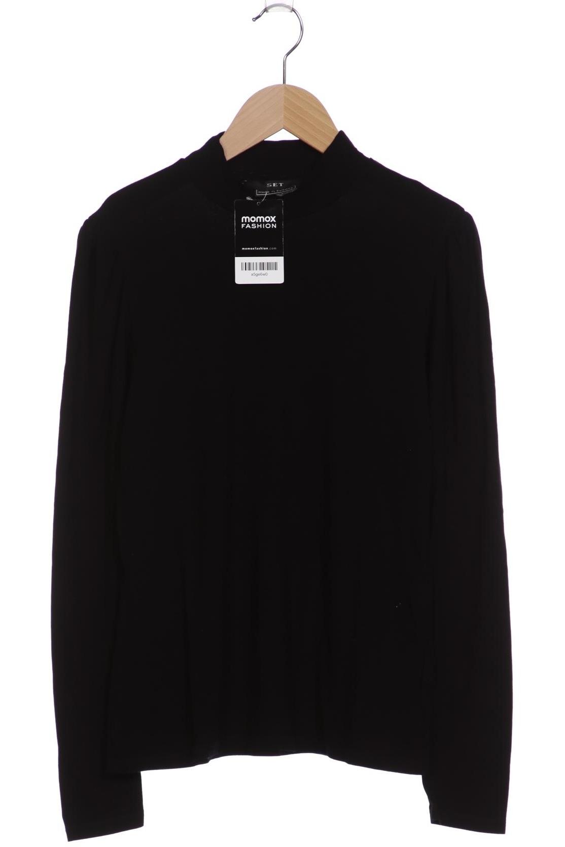 Thumbnail - Set Damen Langarmshirt, schwarz, Gr. 38
