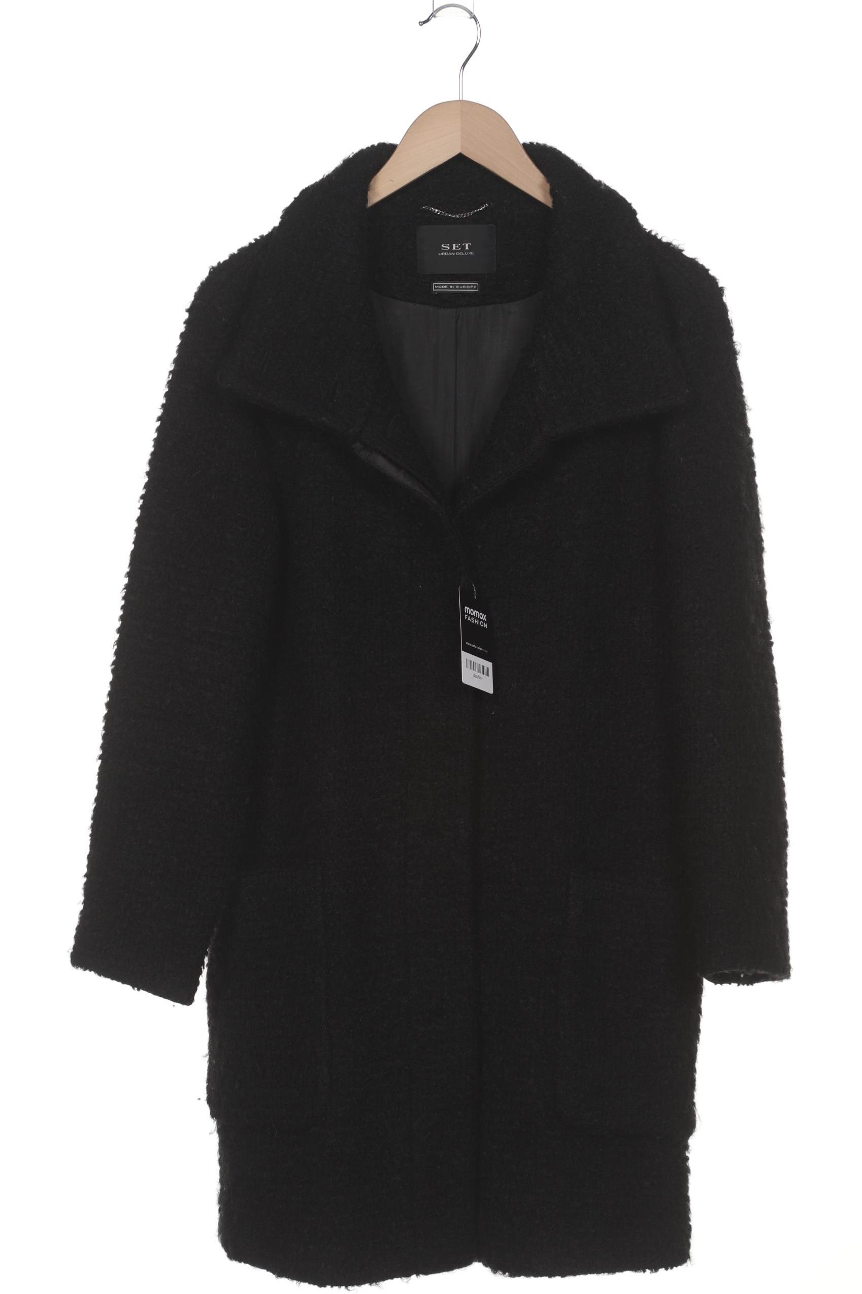 

Set Damen Mantel, schwarz, Gr. 38