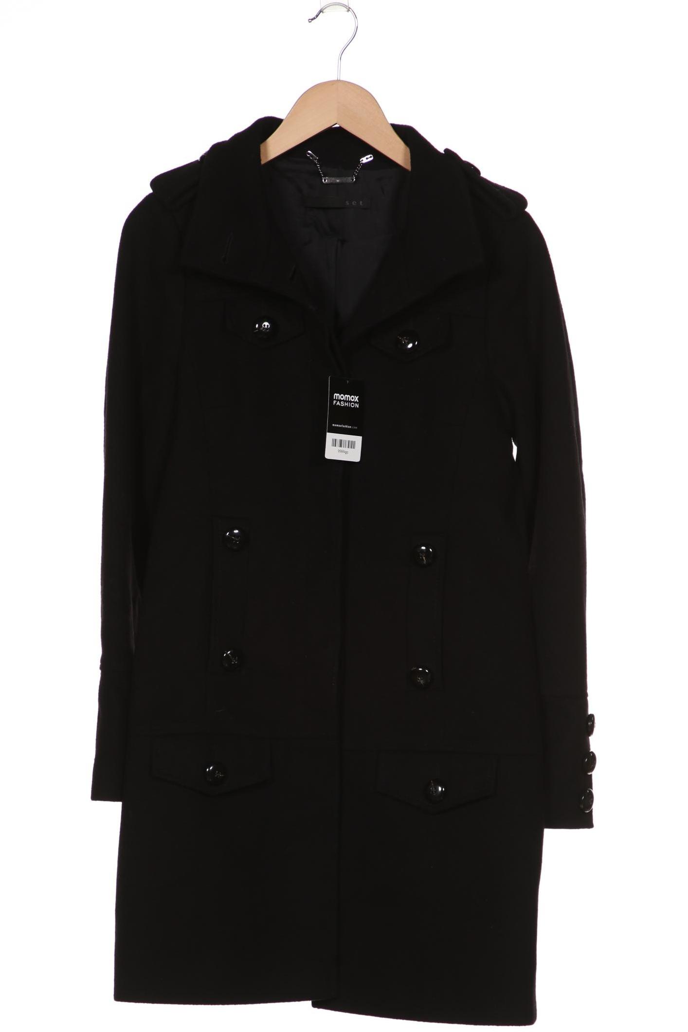 

Set Damen Mantel, schwarz, Gr. 34