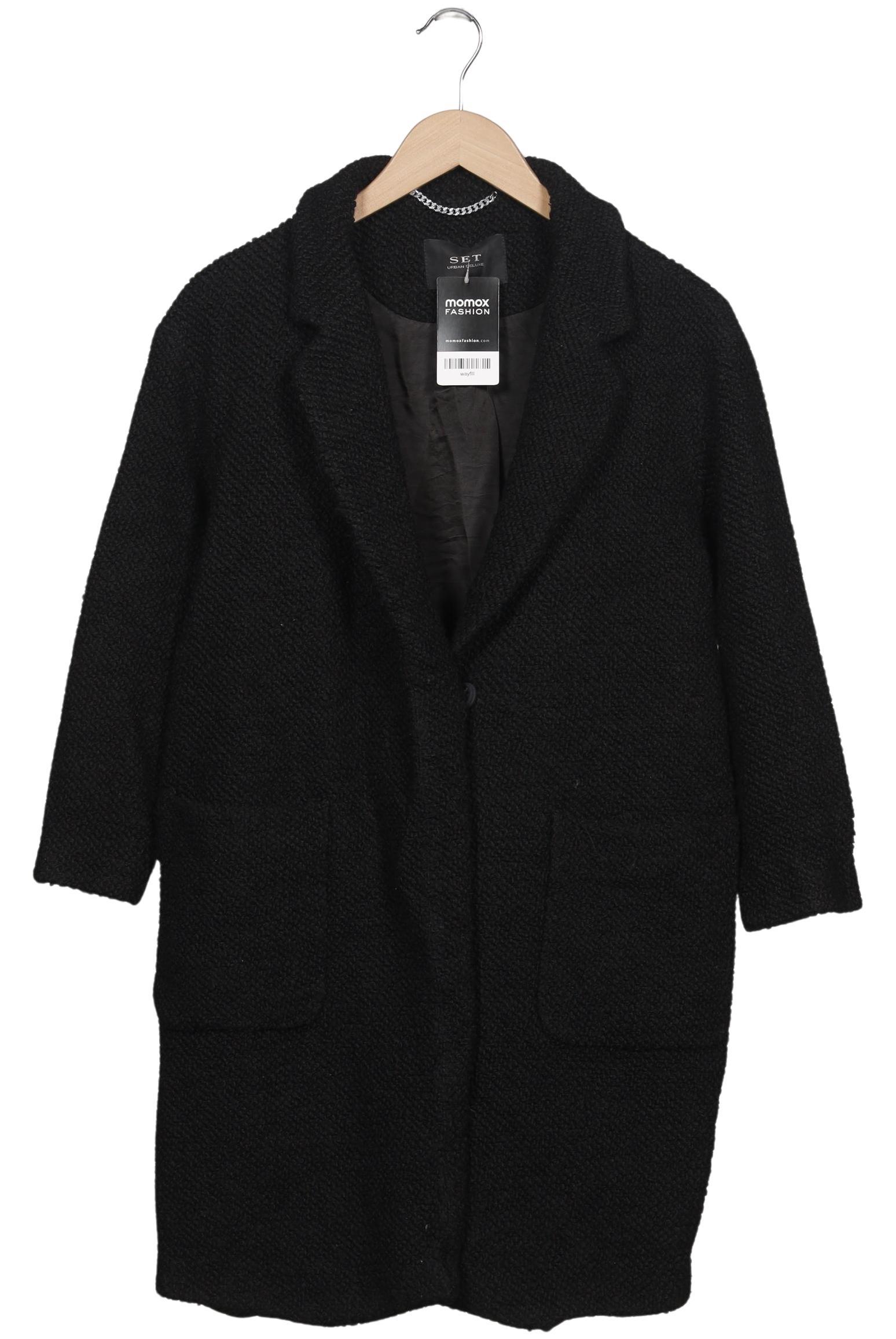 

Set Damen Mantel, schwarz, Gr. 36