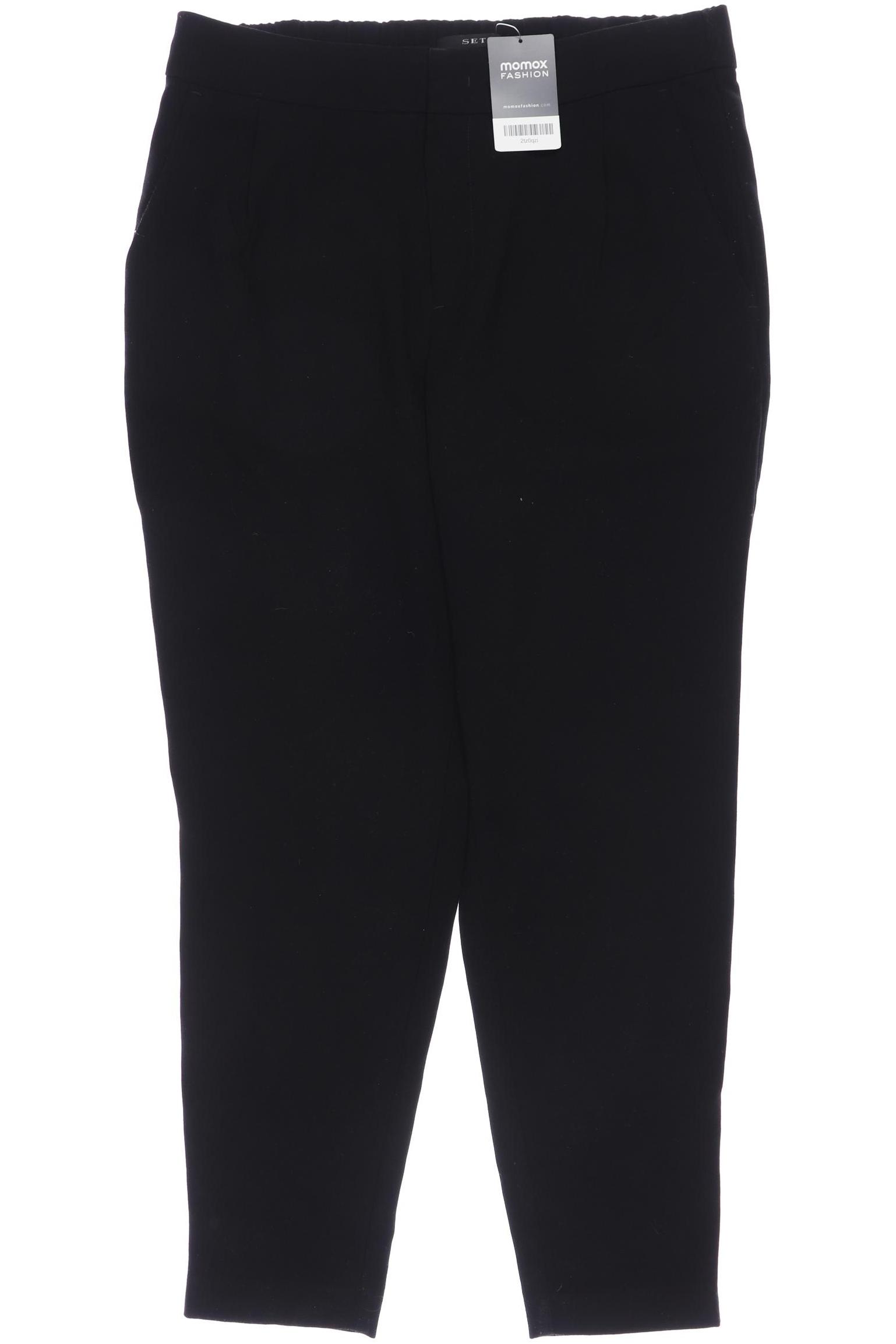 

Set Damen Stoffhose, schwarz