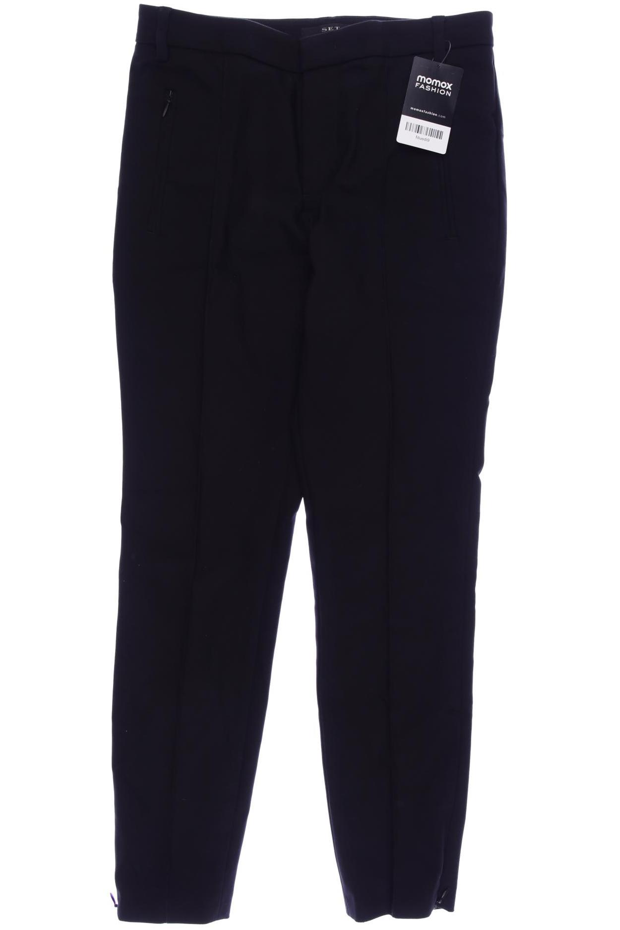 

Set Damen Stoffhose, schwarz