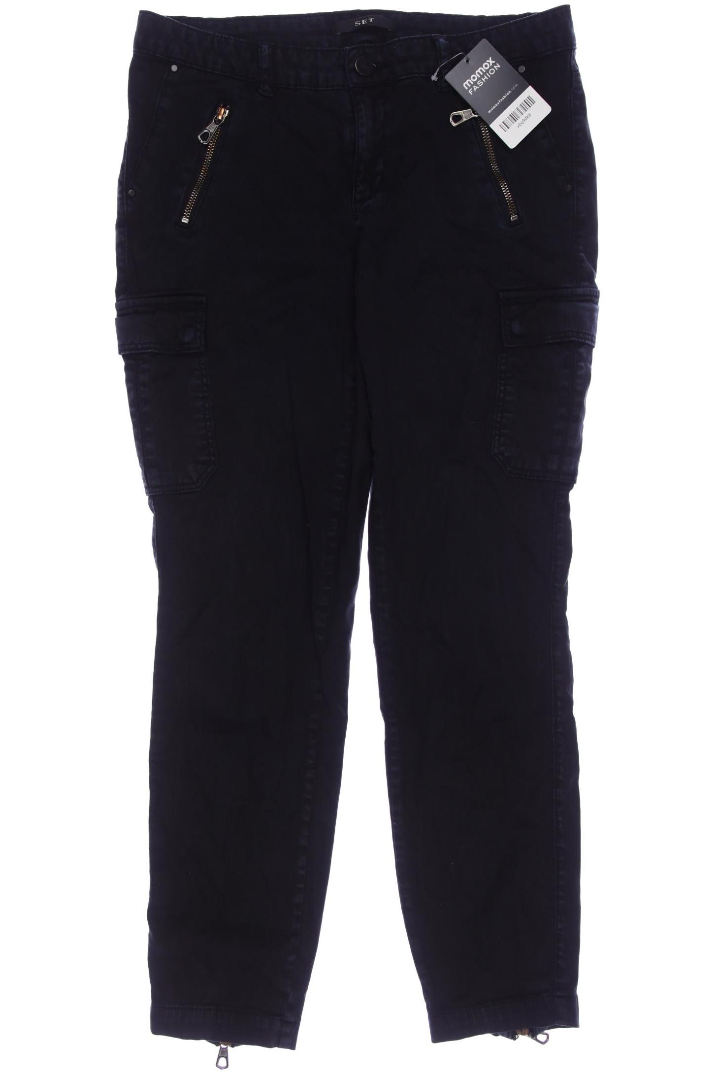 

Set Damen Stoffhose, schwarz, Gr. 30