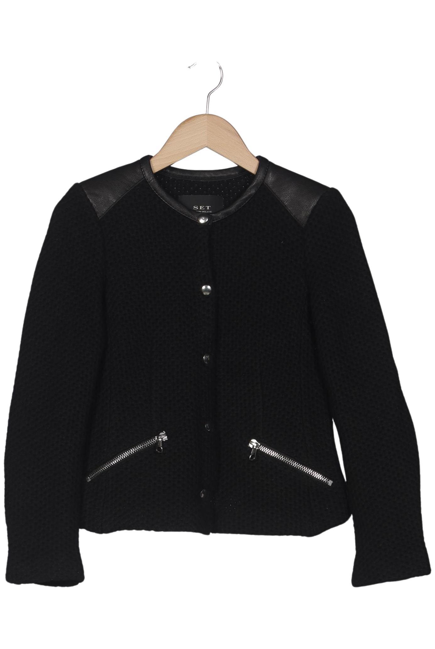 

Set Damen Strickjacke, schwarz, Gr. 36