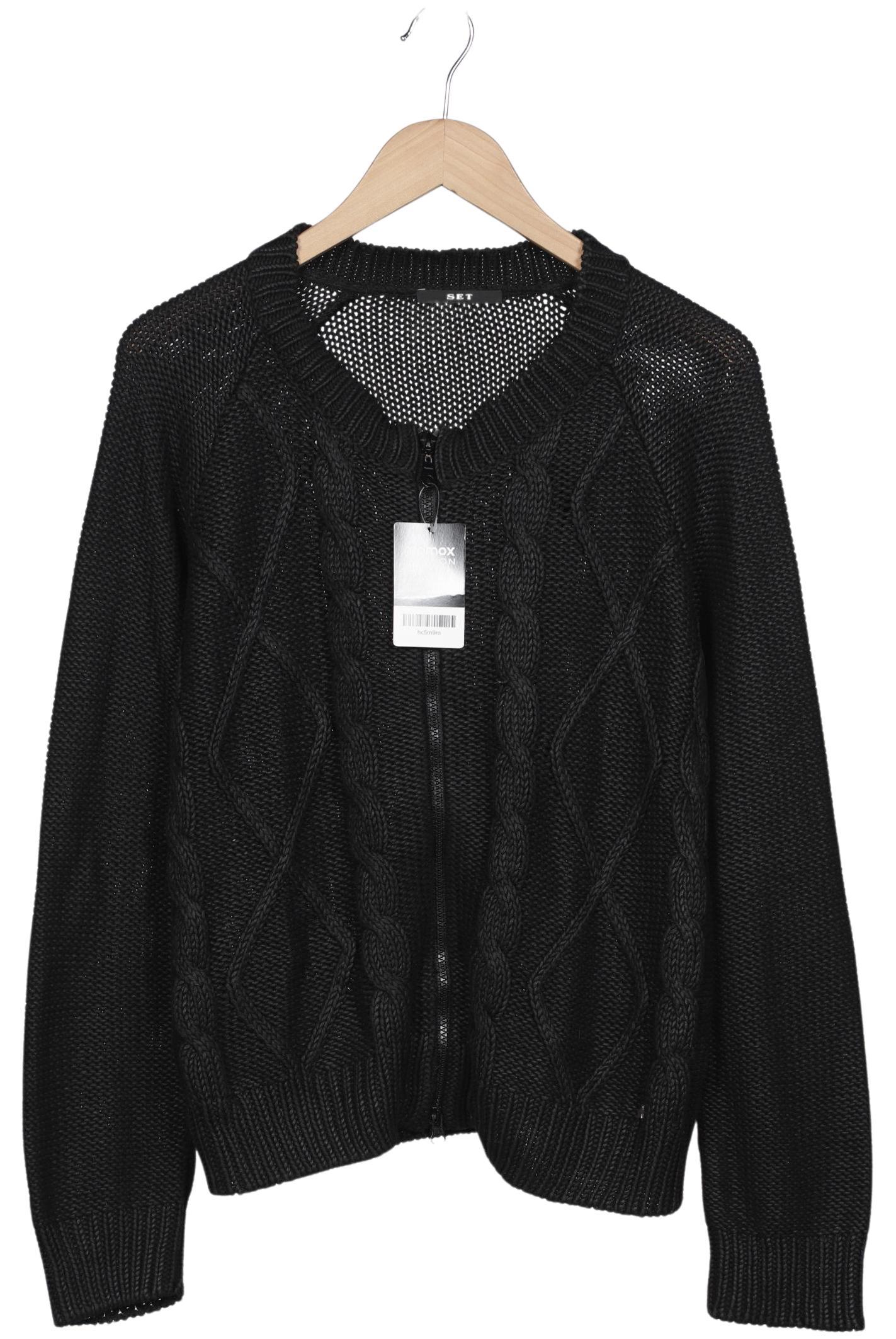 

Set Damen Strickjacke, schwarz, Gr. 42