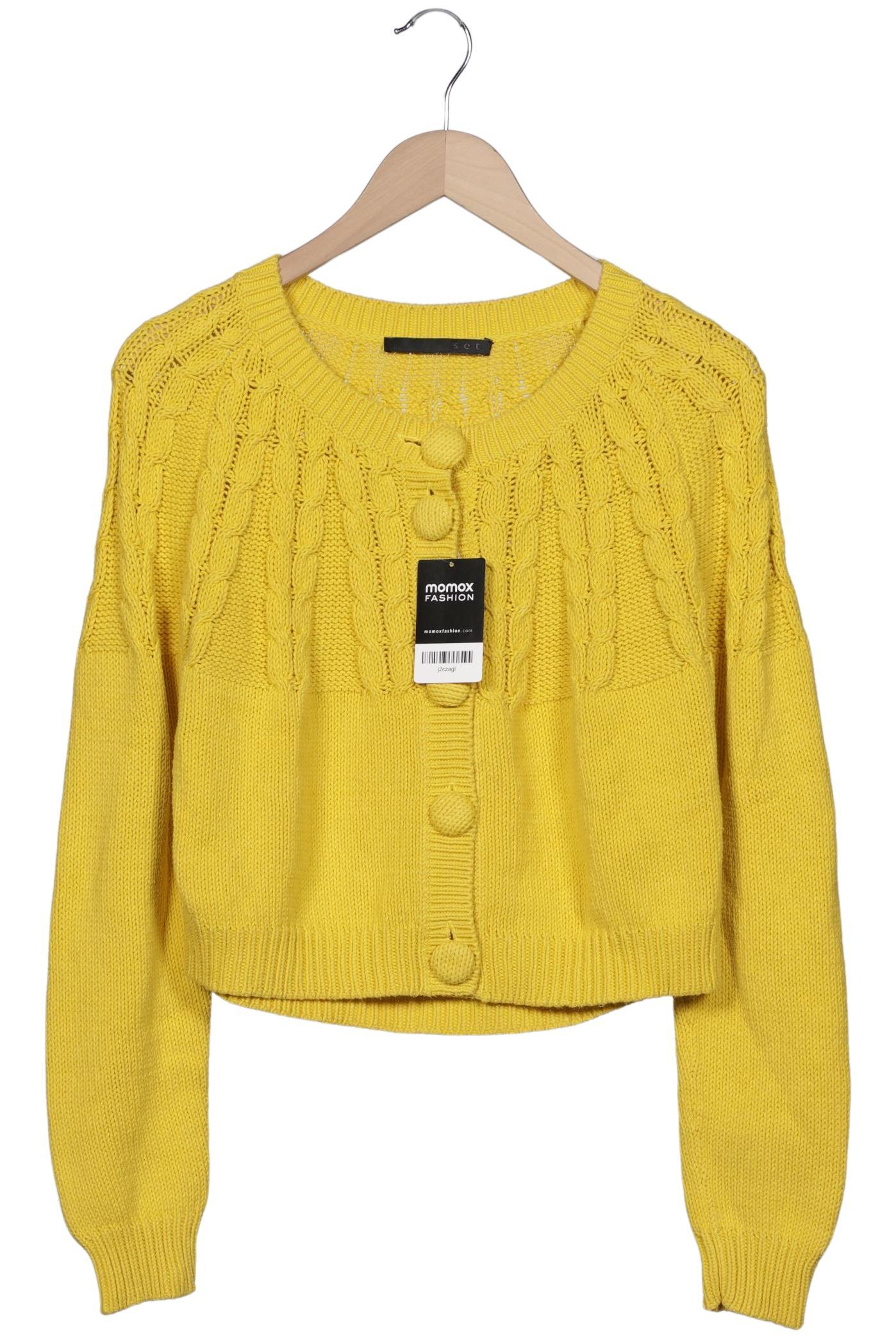 

Set Damen Strickjacke, gelb, Gr. 42