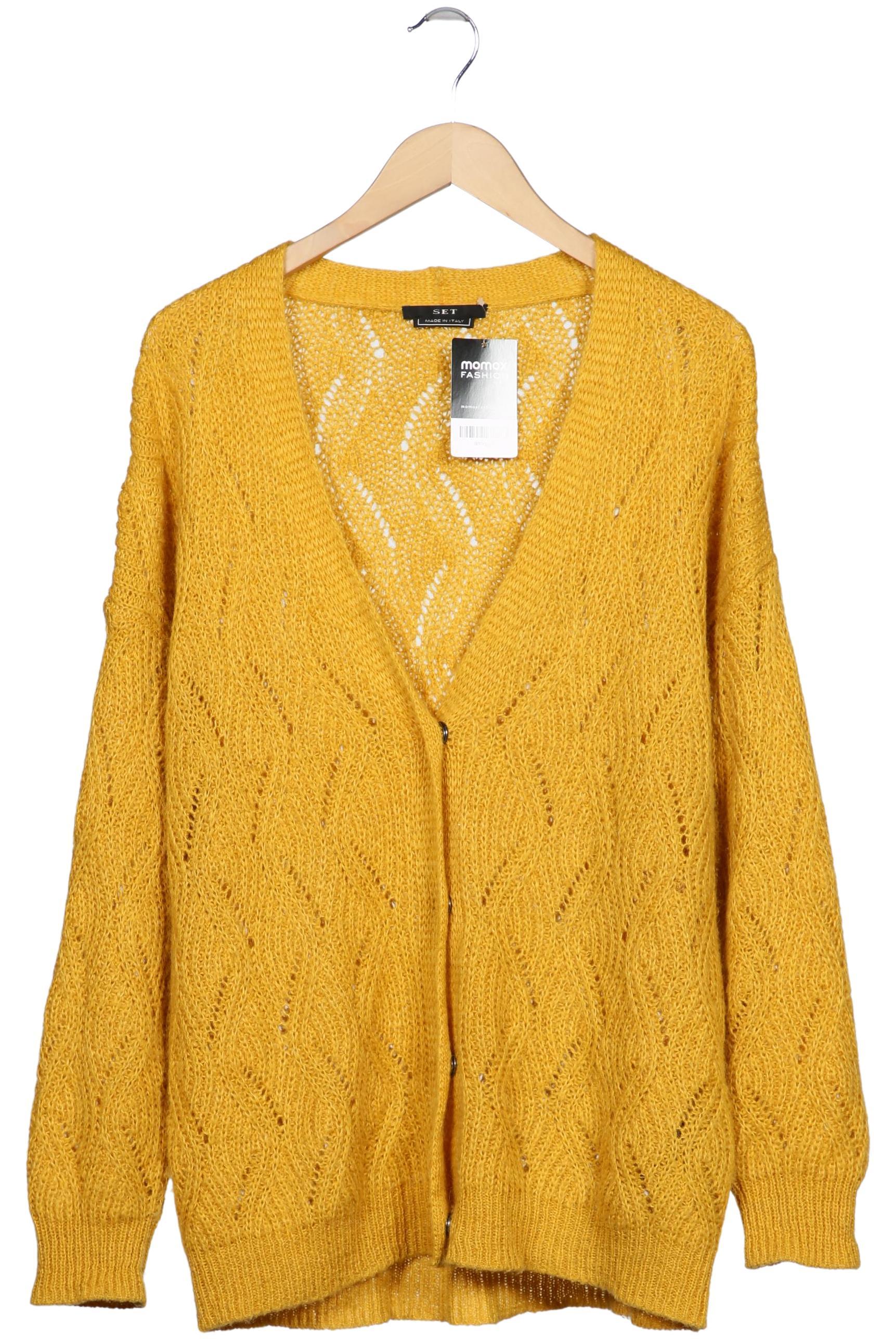 

Set Damen Strickjacke, gelb, Gr. 36