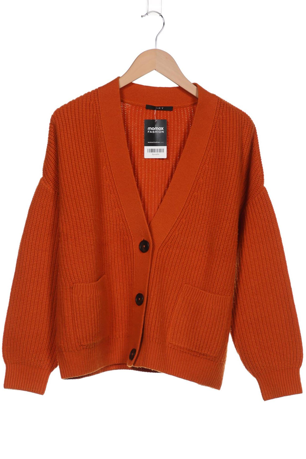 

Set Damen Strickjacke, orange