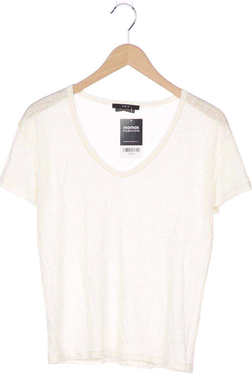 

Set Damen T-Shirt, cremeweiß