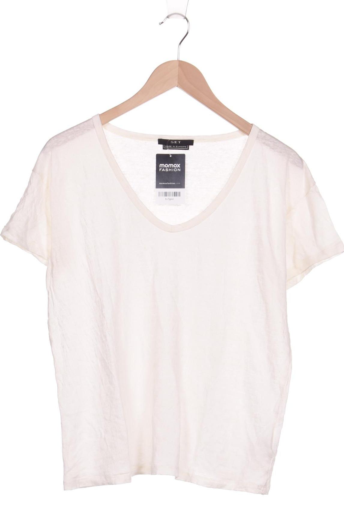 

Set Damen T-Shirt, cremeweiß