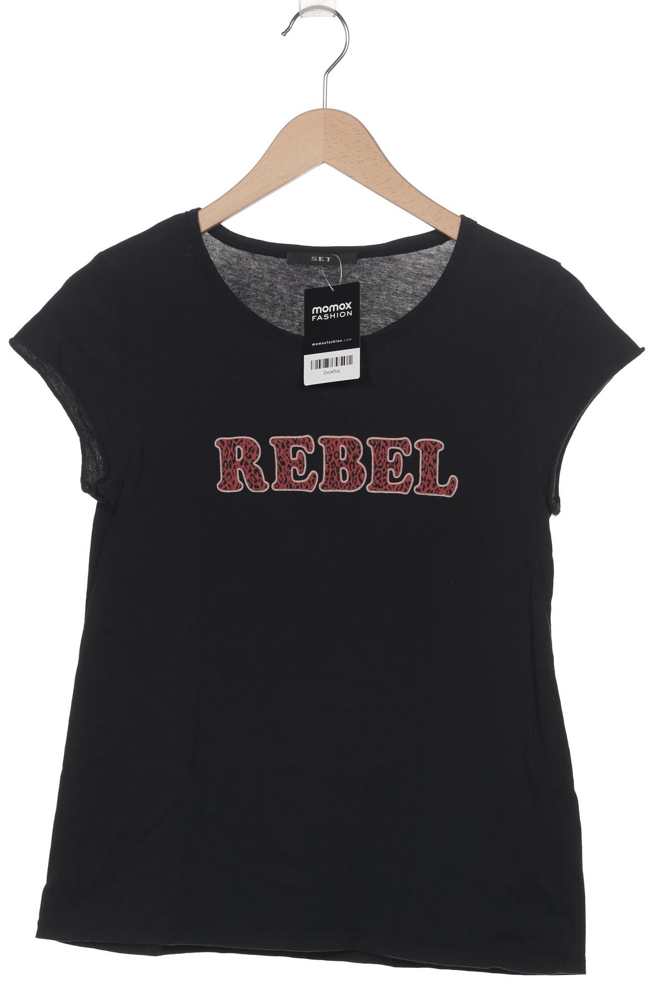 

Set Damen T-Shirt, schwarz, Gr. 36