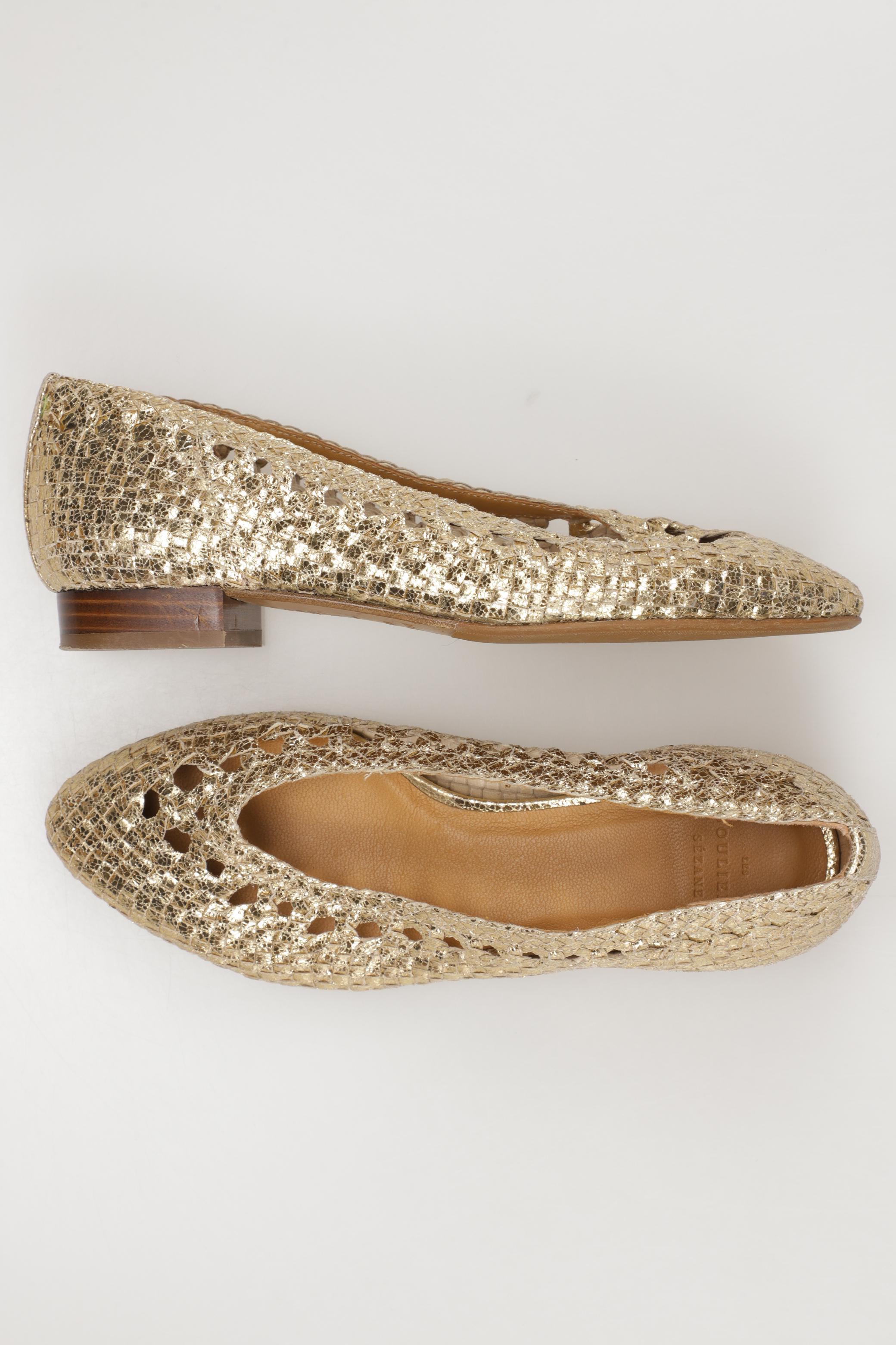 

Sezane Damen Ballerinas, gold, Gr. 37