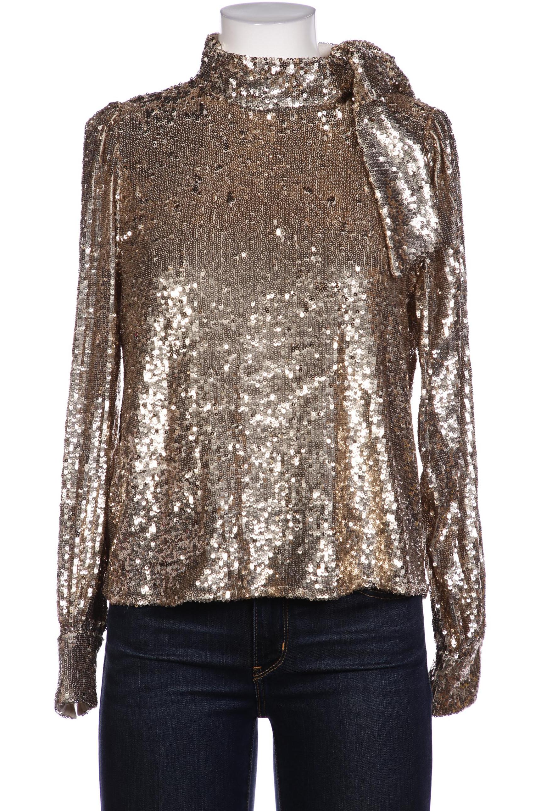 

Sezane Damen Bluse, gold, Gr. 40