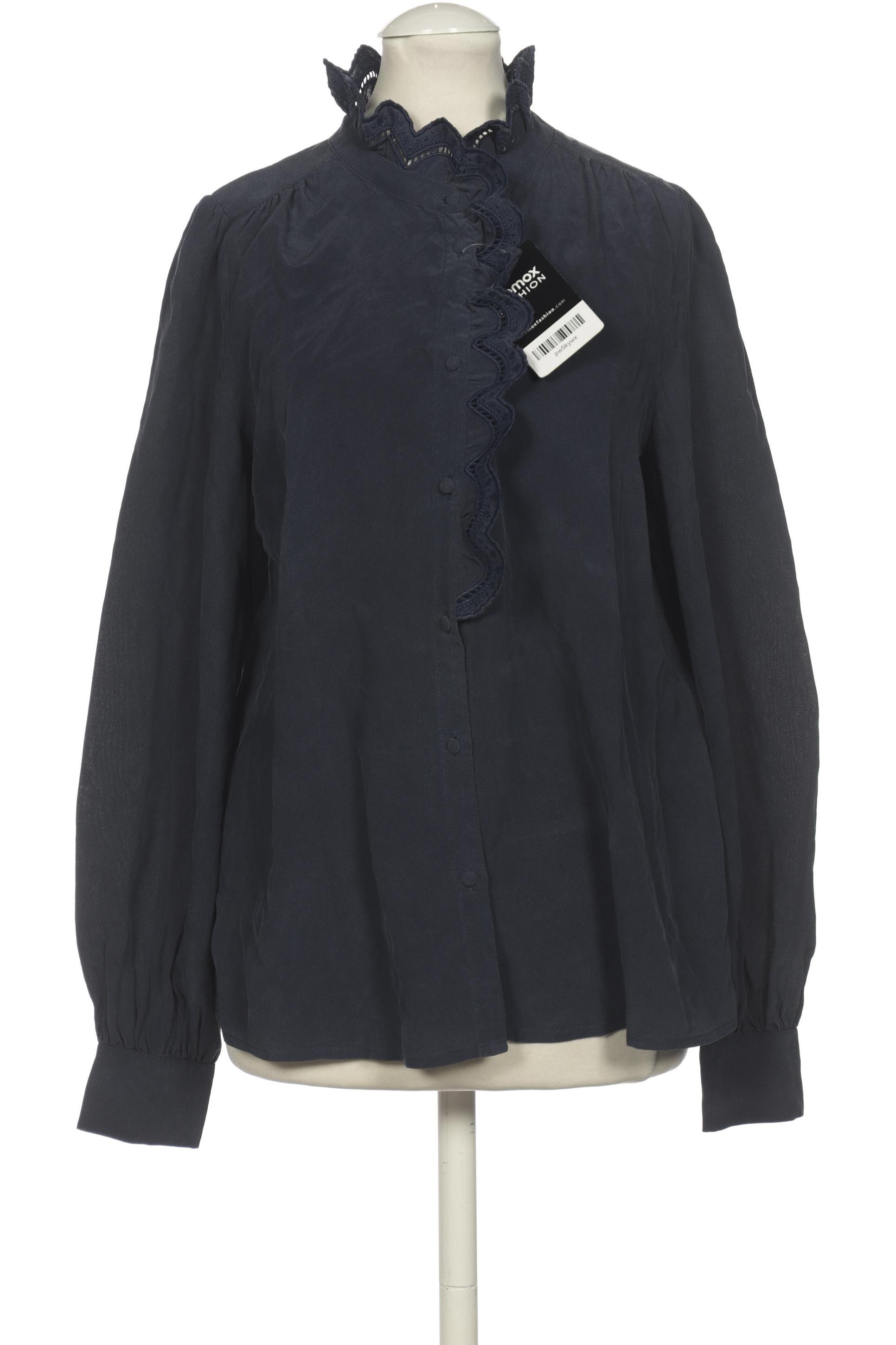 

Sezane Damen Bluse, marineblau, Gr. 36