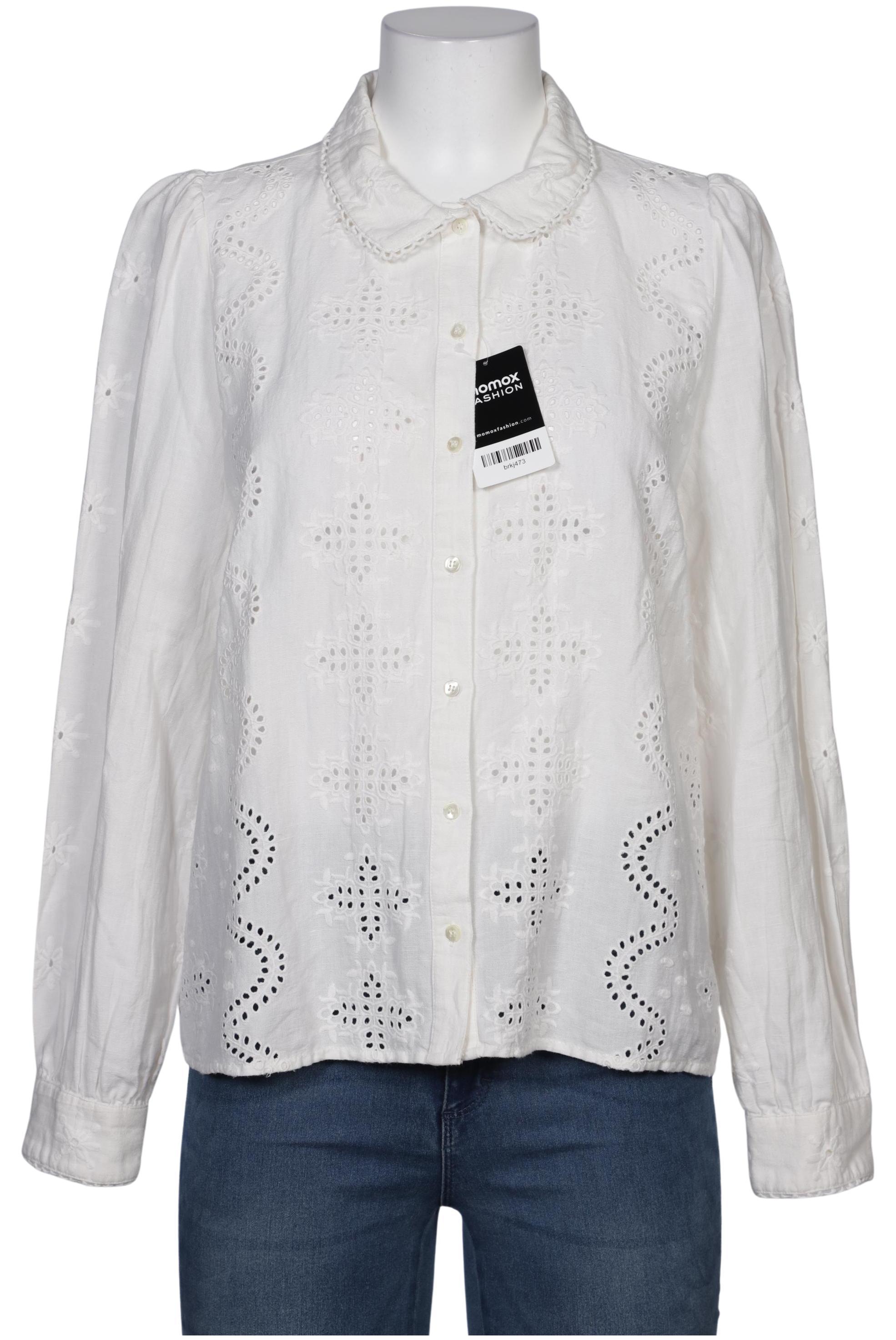 

Sezane Damen Bluse, weiß, Gr. 42