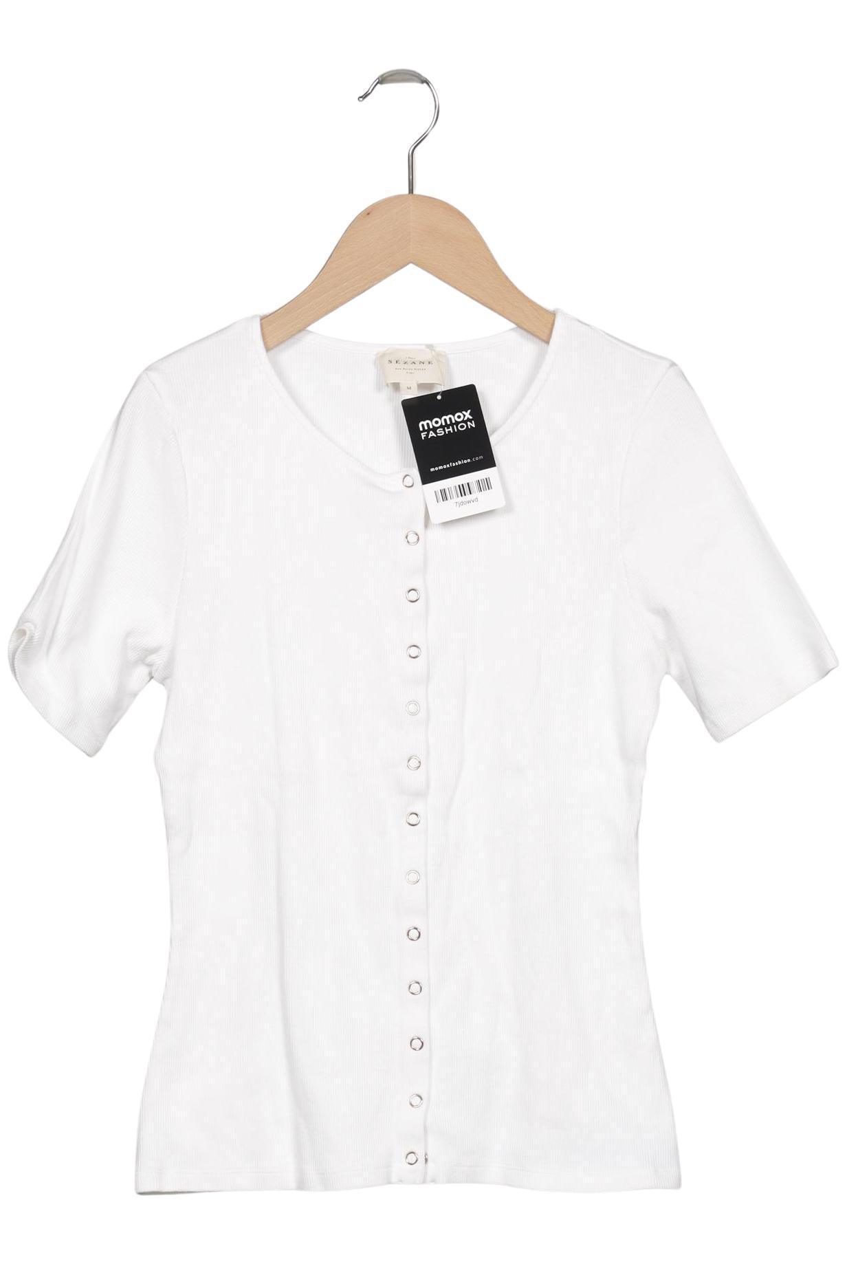 

Sezane Damen Bluse, weiß, Gr. 38