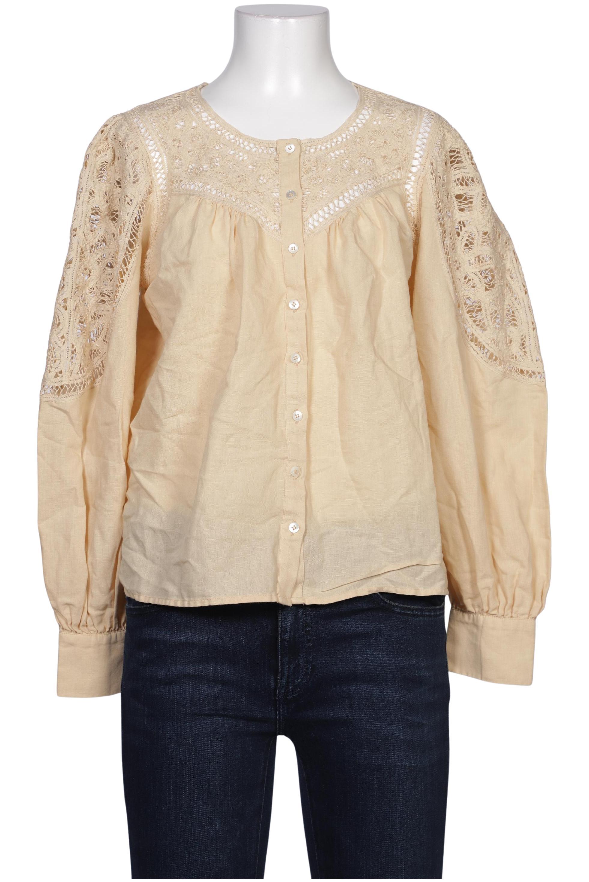 

Sezane Damen Bluse, beige, Gr. 40