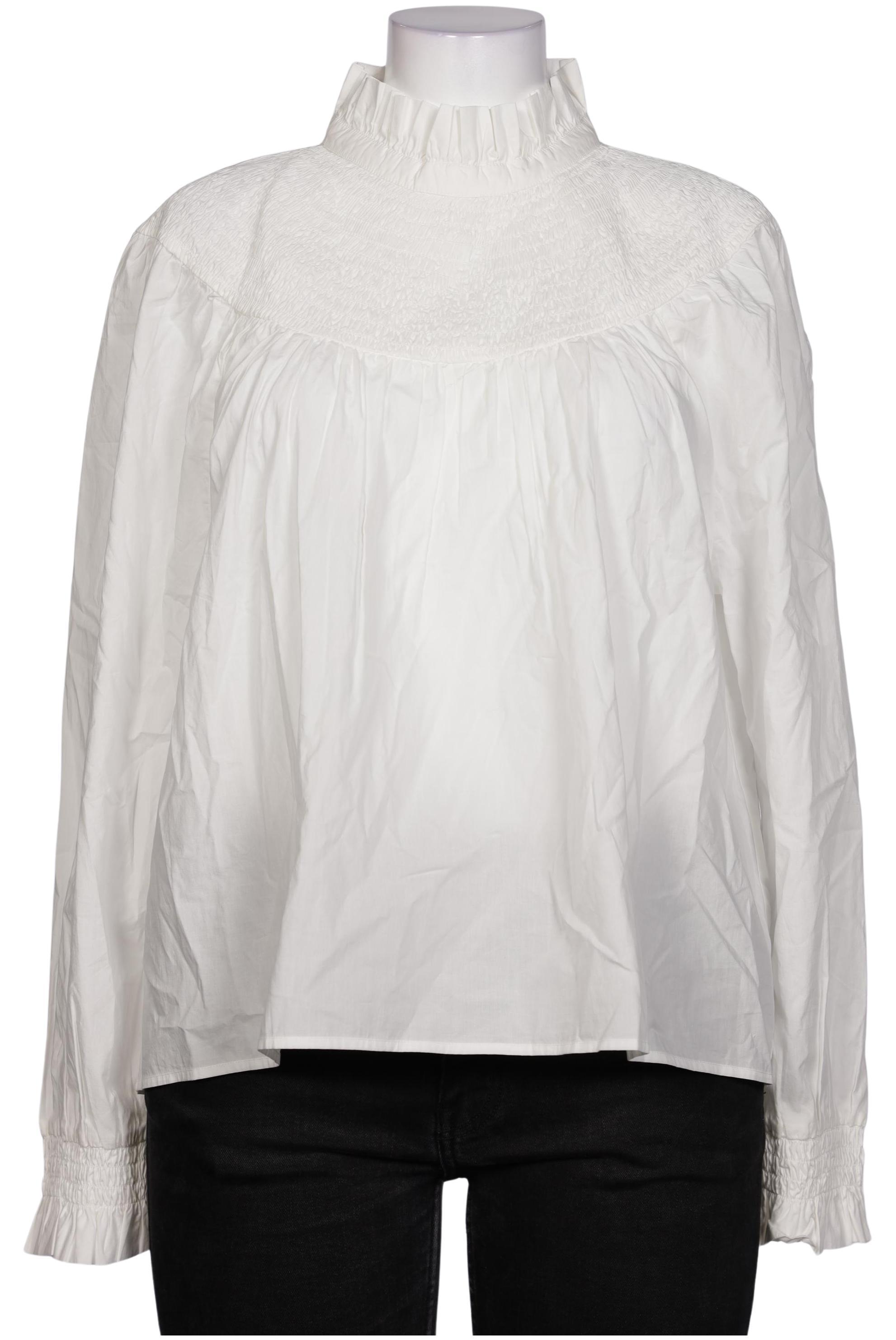 

Sezane Damen Bluse, weiß, Gr. 46