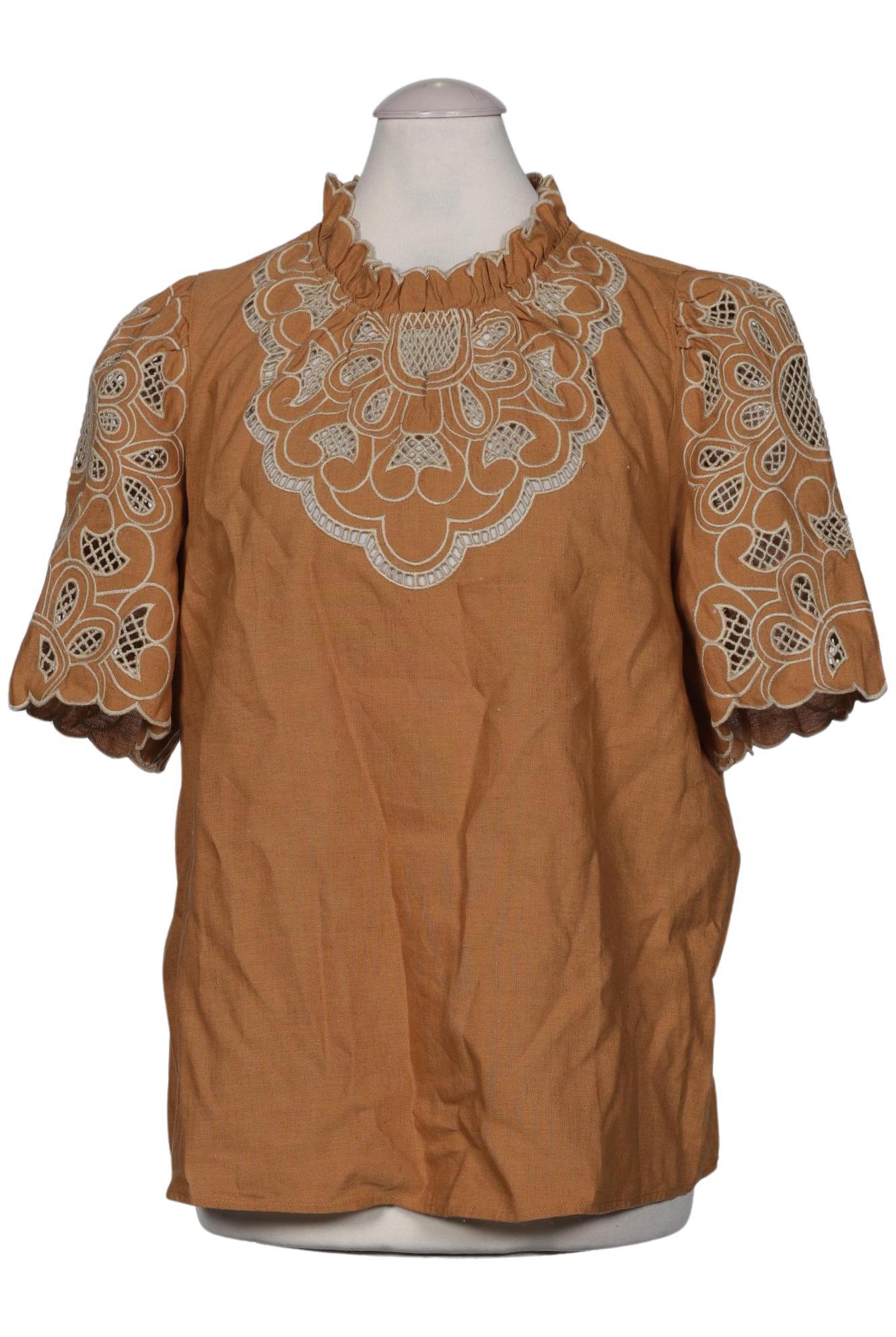 

Sezane Damen Bluse, braun, Gr. 40