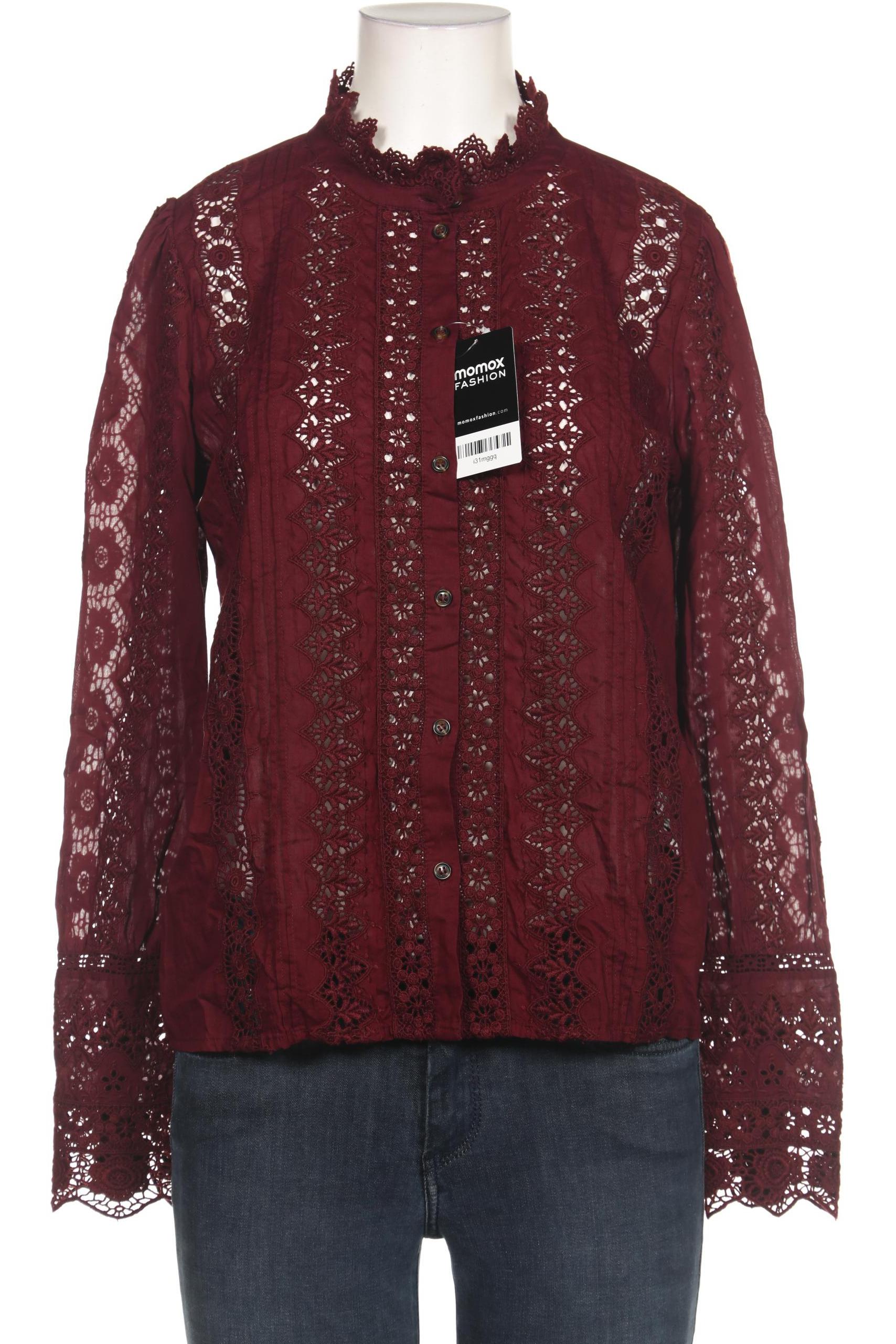 

Sezane Damen Bluse, bordeaux, Gr. 36