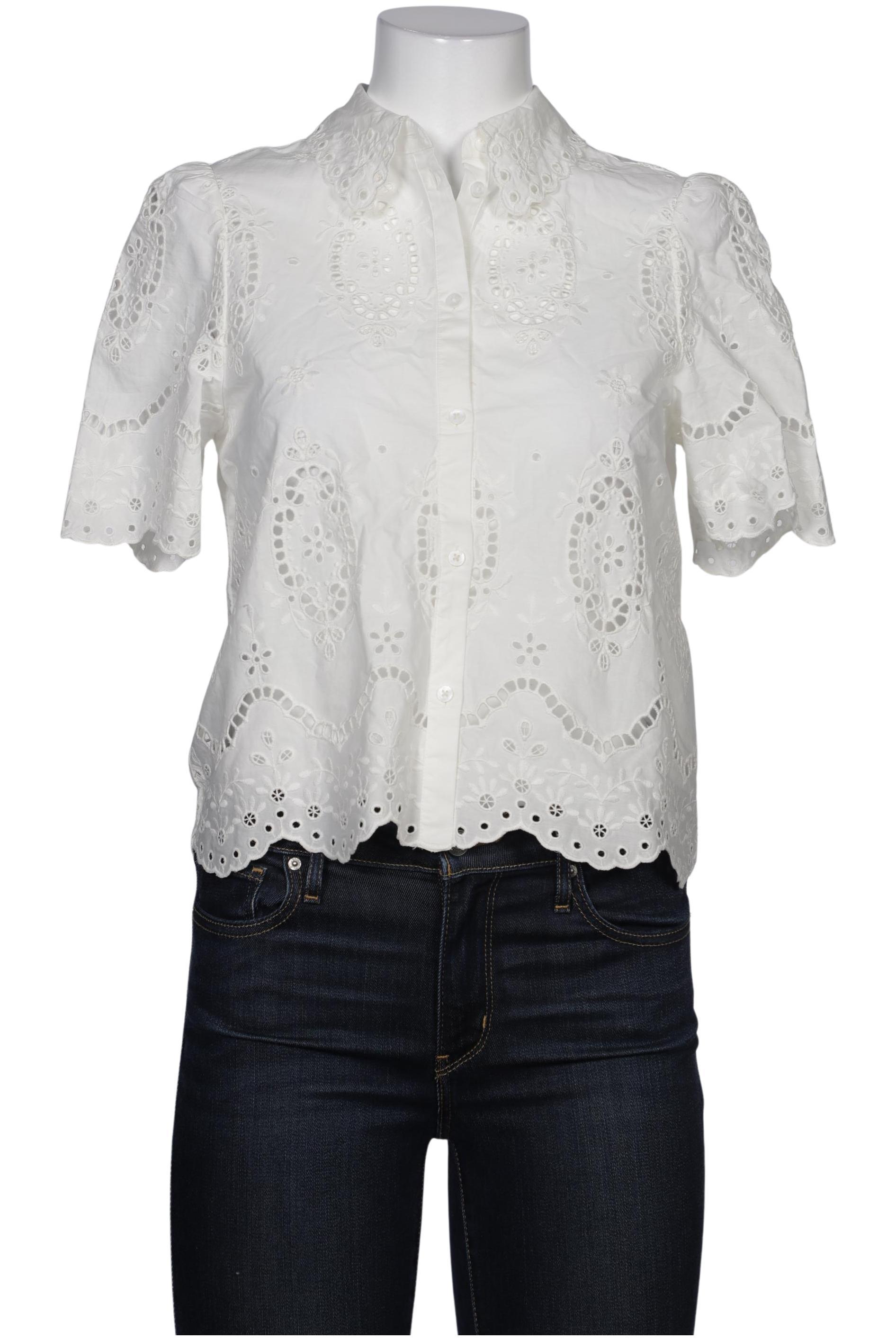 

Sezane Damen Bluse, weiß, Gr. 38
