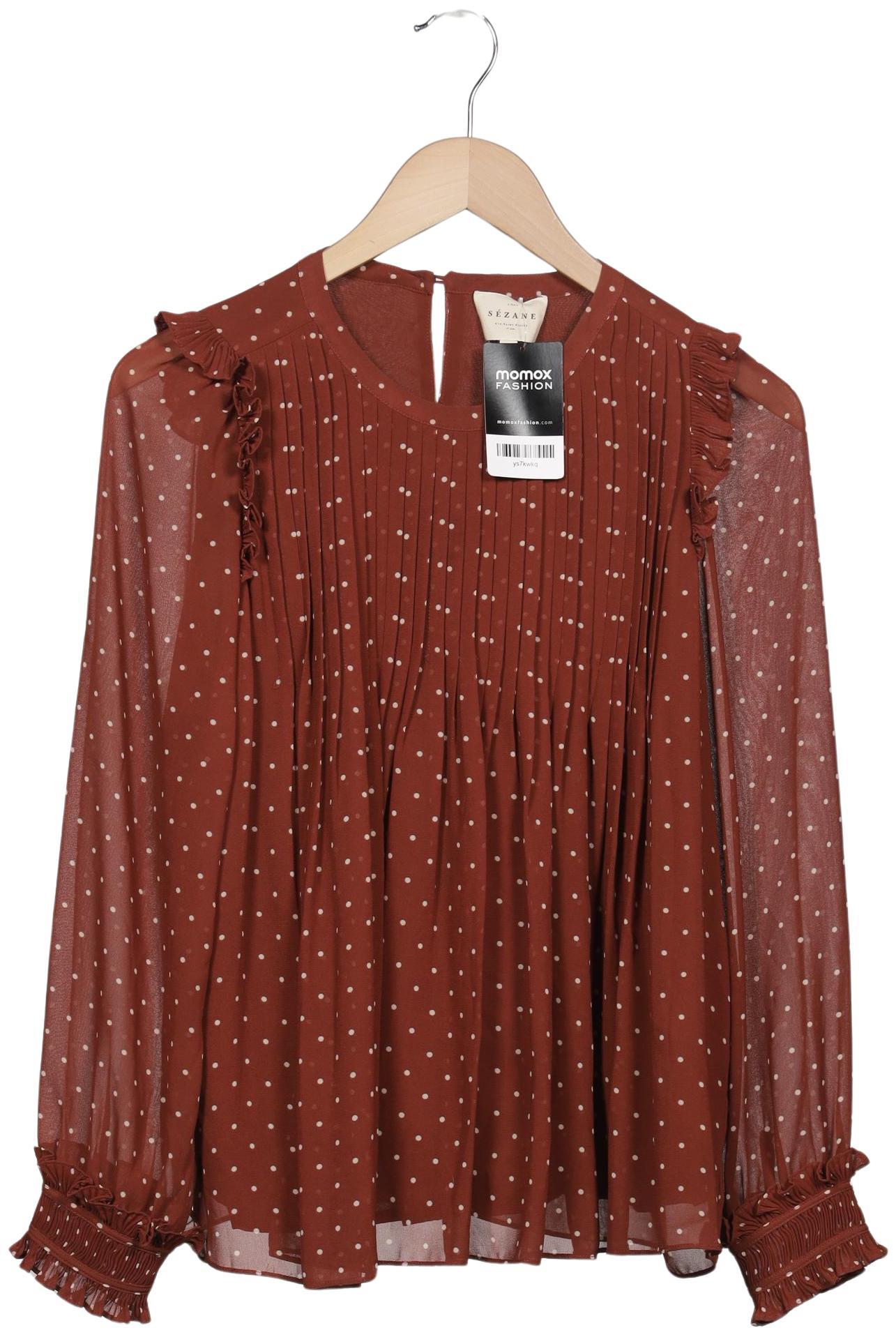 

Sezane Damen Bluse, orange, Gr. 36
