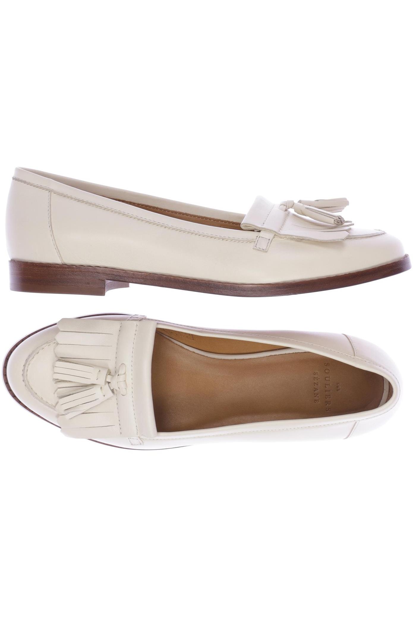Thumbnail - Sezane Damen Halbschuh, cremeweiß, Gr. 38