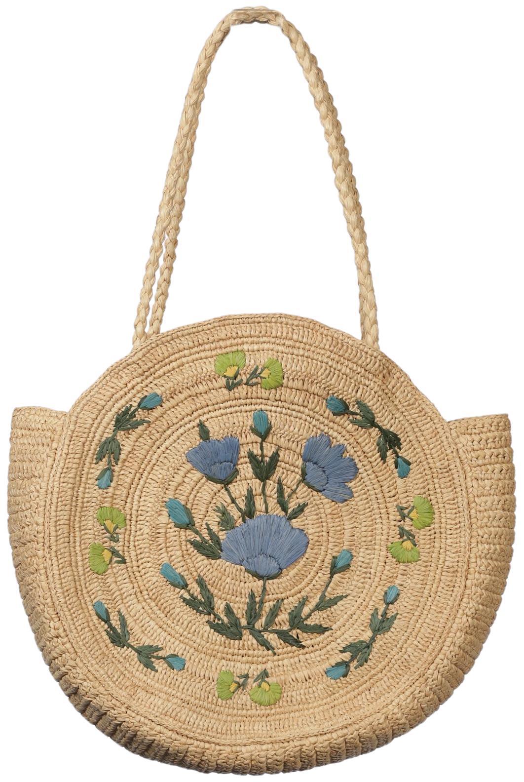 

Sezane Damen Handtasche, beige, Gr.