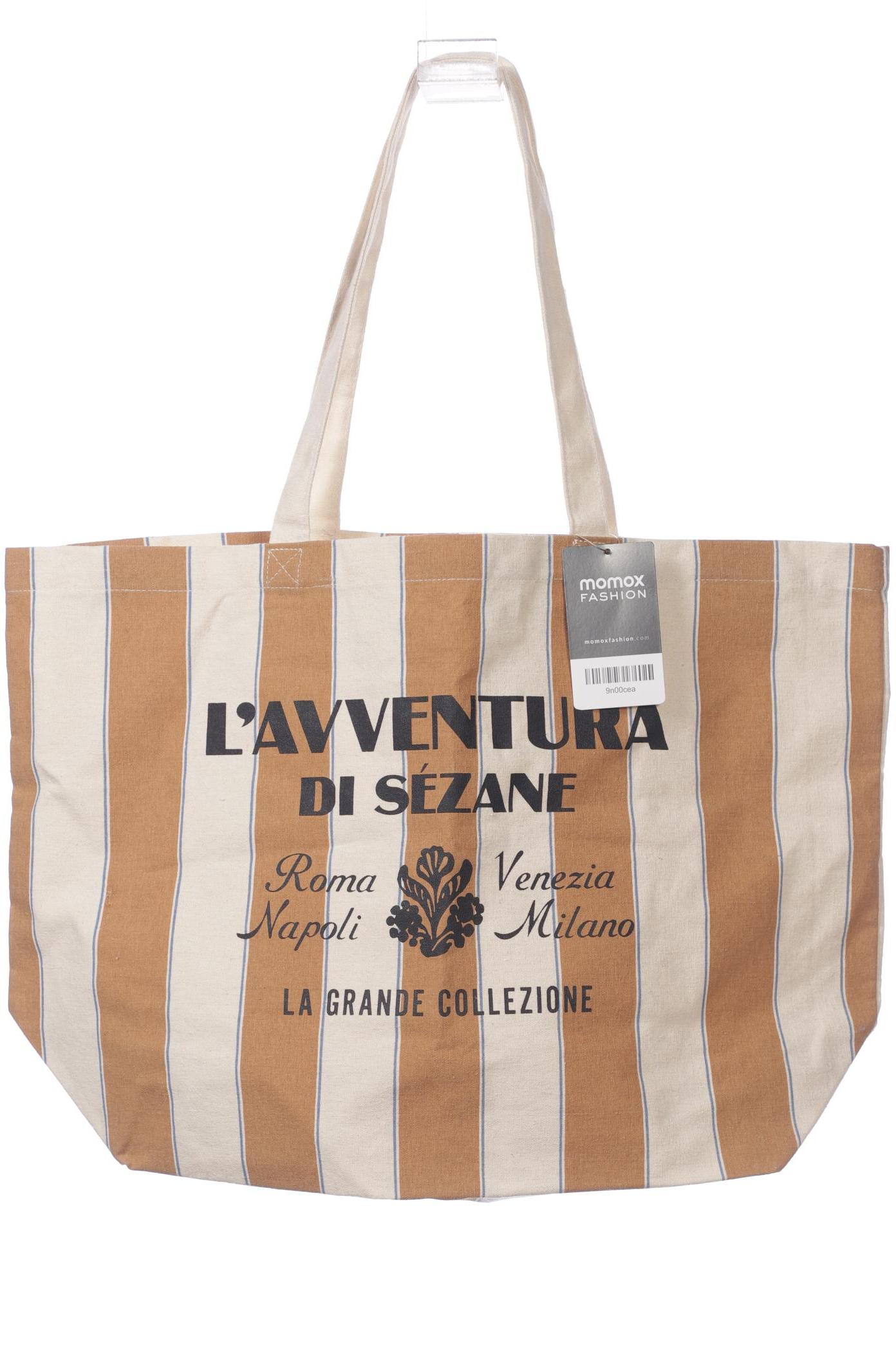 

Sezane Damen Handtasche, cremeweiß, Gr.