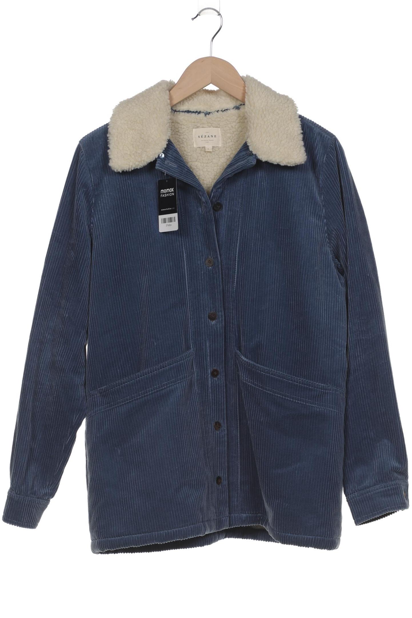 

Sezane Damen Jacke, blau, Gr. 42