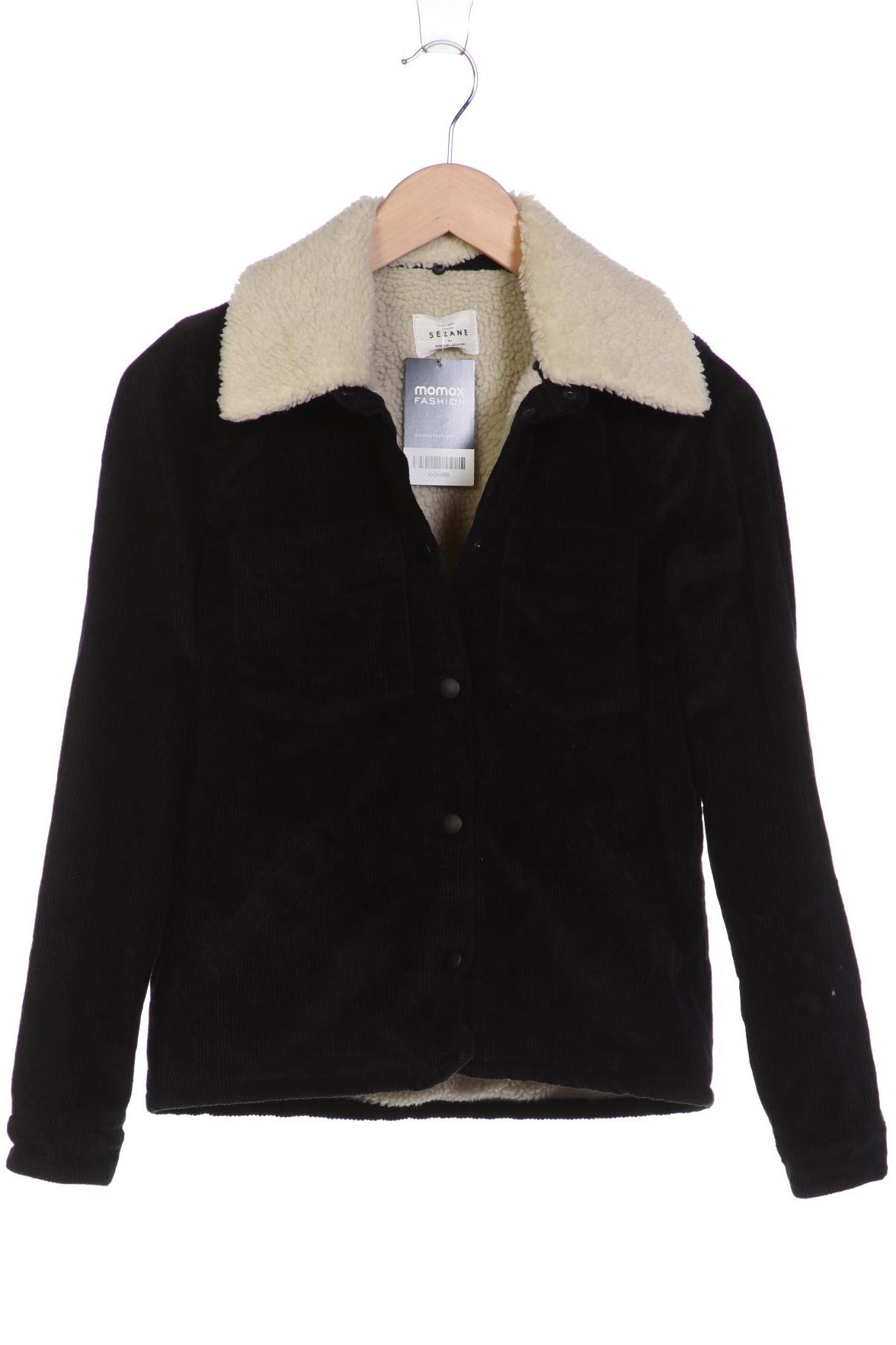 

Sezane Damen Jacke, schwarz, Gr. 34