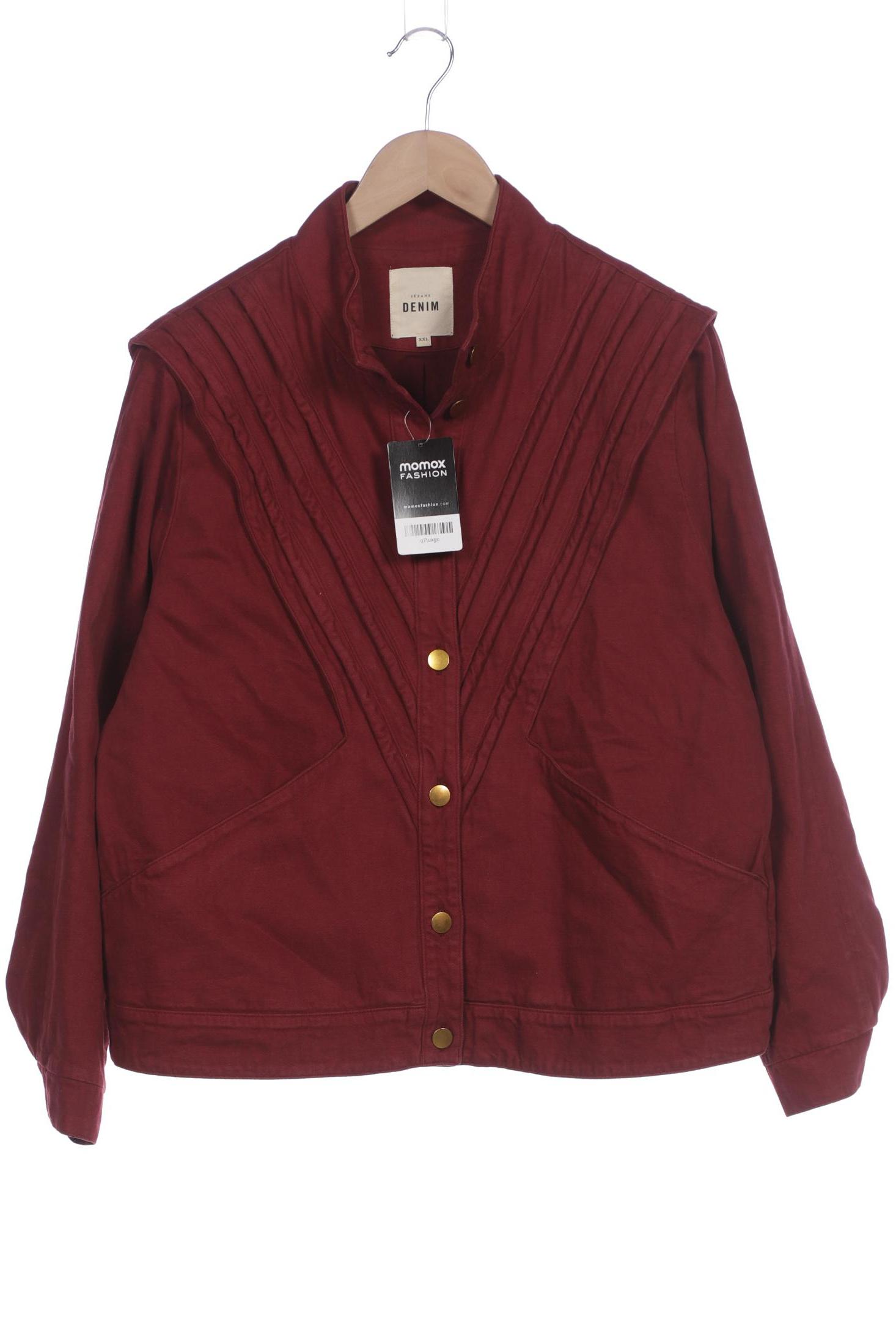 

Sezane Damen Jacke, bordeaux, Gr. 46