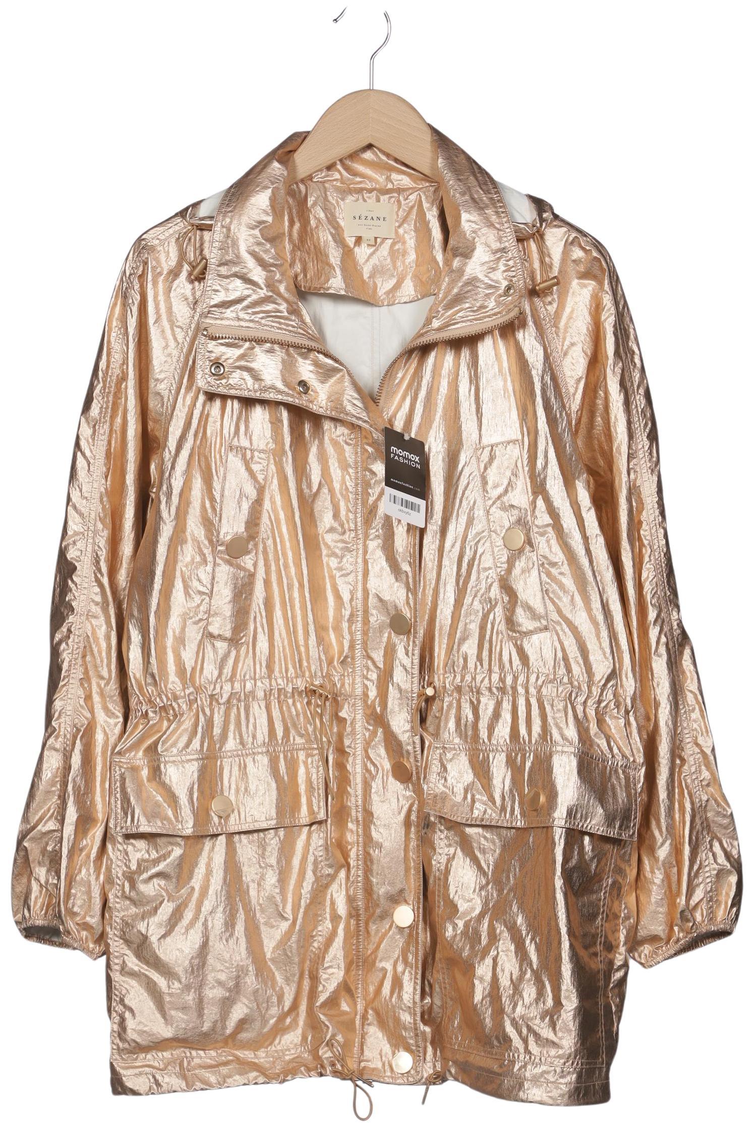 

Sezane Damen Jacke, gold, Gr. 42
