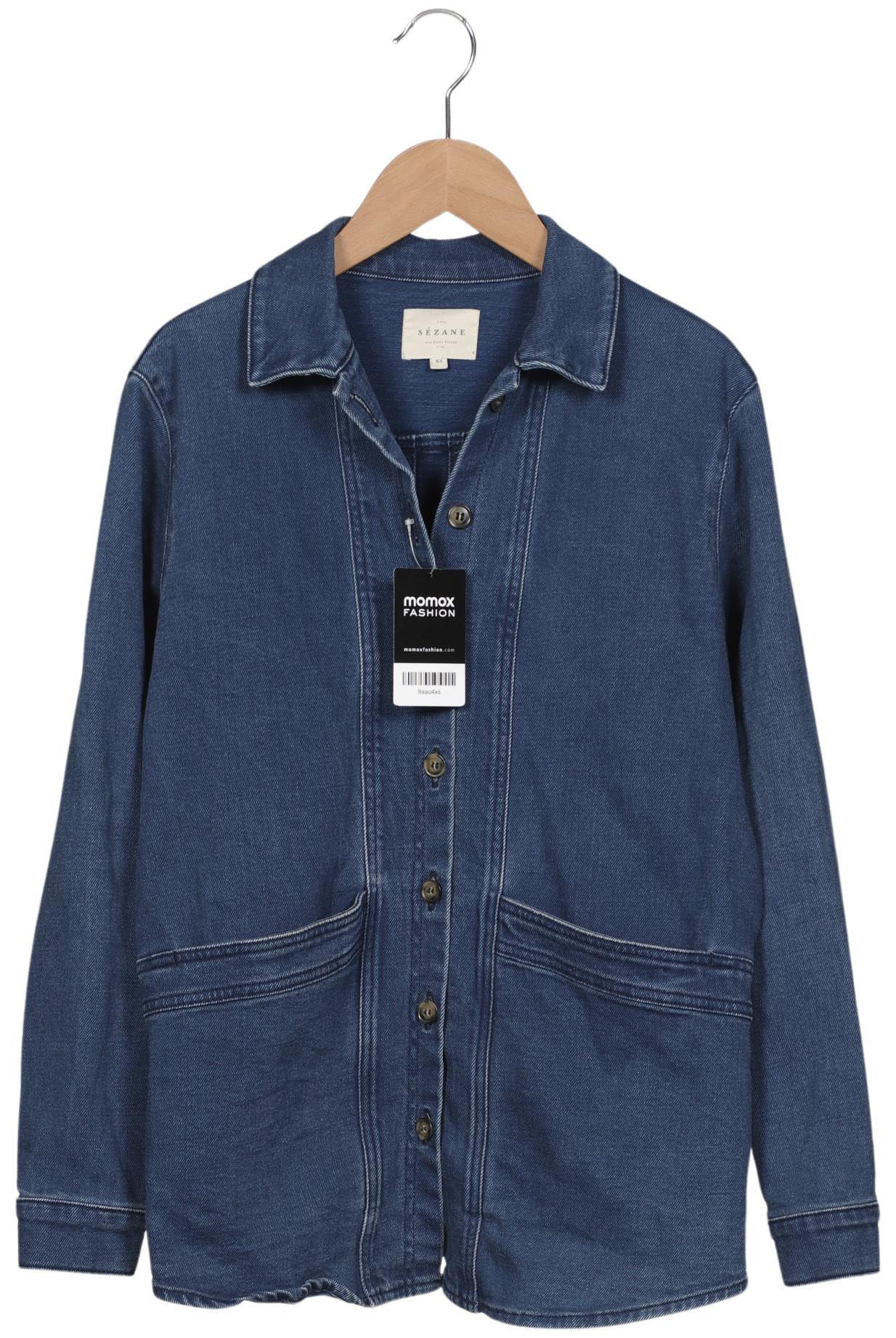 

Sezane Damen Jacke, blau, Gr. 34