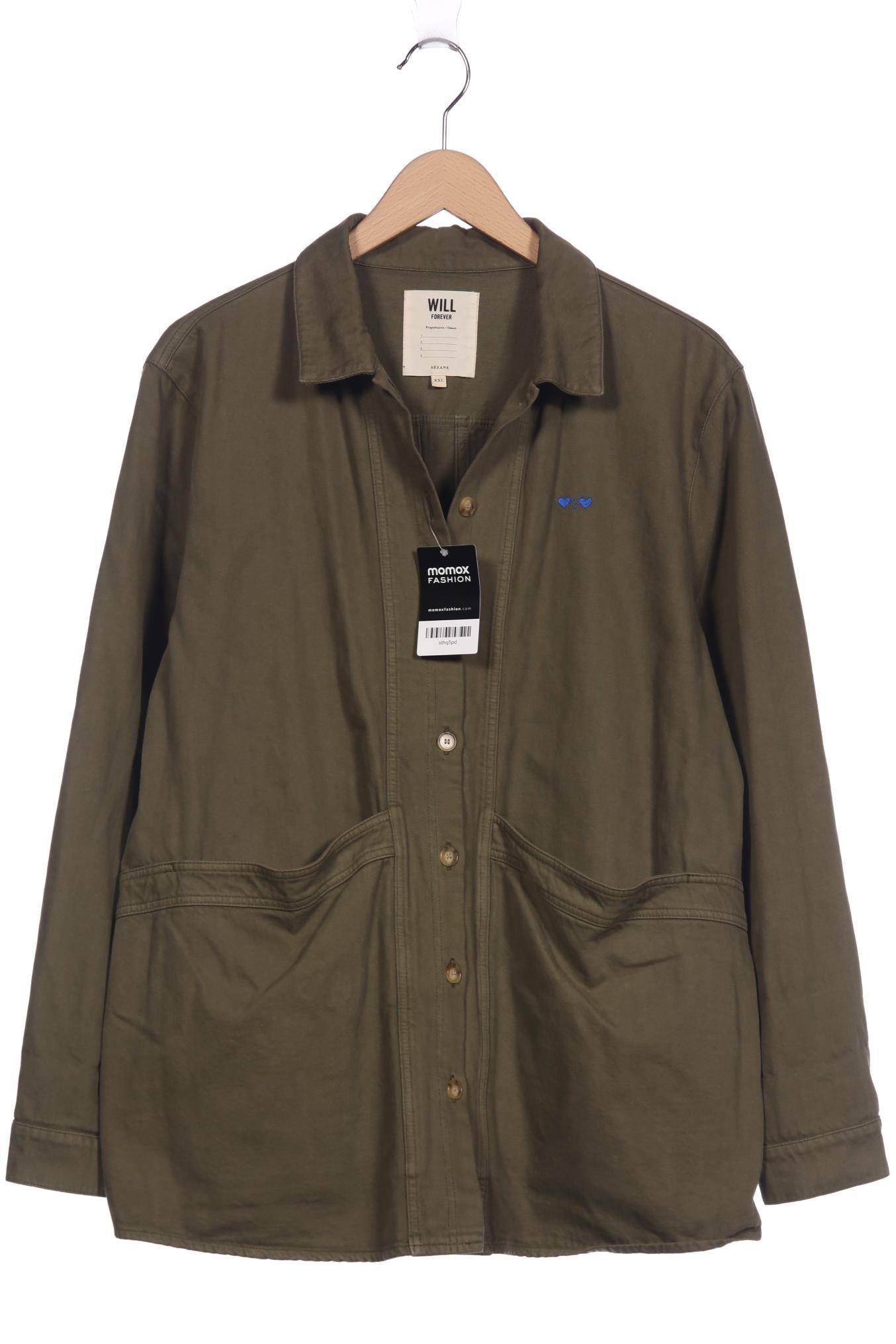 

Sezane Damen Jacke, grün, Gr. 46
